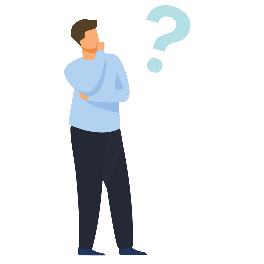 Person wondering how they got to a blank page