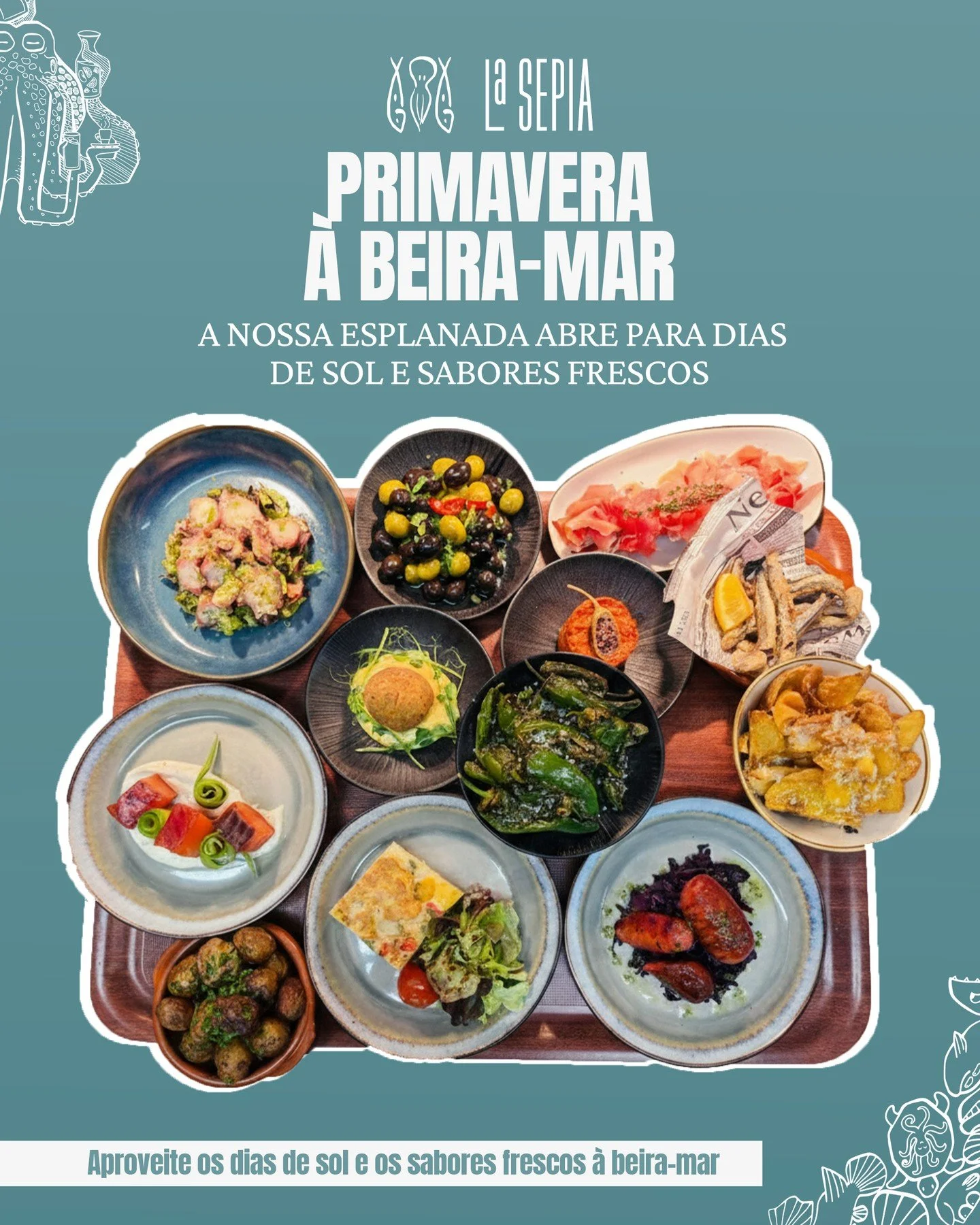 Venha desfrutar de sabores portugueses ao ar livre
Peixe fresco, tapas deliciosas e ambiente acolhedor esperam por si em Hamburgo.

Reserve j&aacute; a sua mesa!

 #LaSepiaHamburg #TerracoPortugues #HamburgRestaurants #PortuguesCuisine #SeafoodAndMor