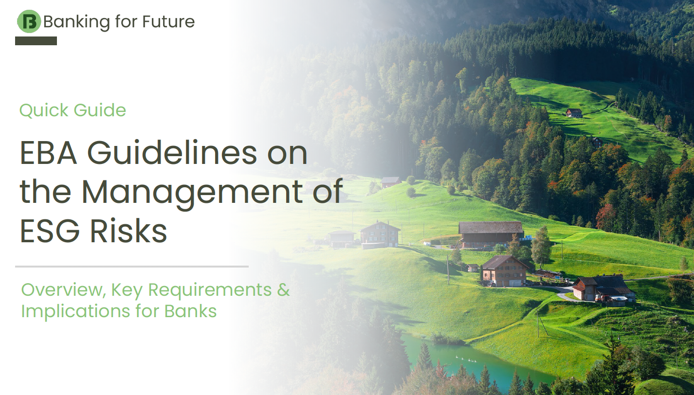 EBA Guidelines on ESG Risks 2025 – Are You Ready?