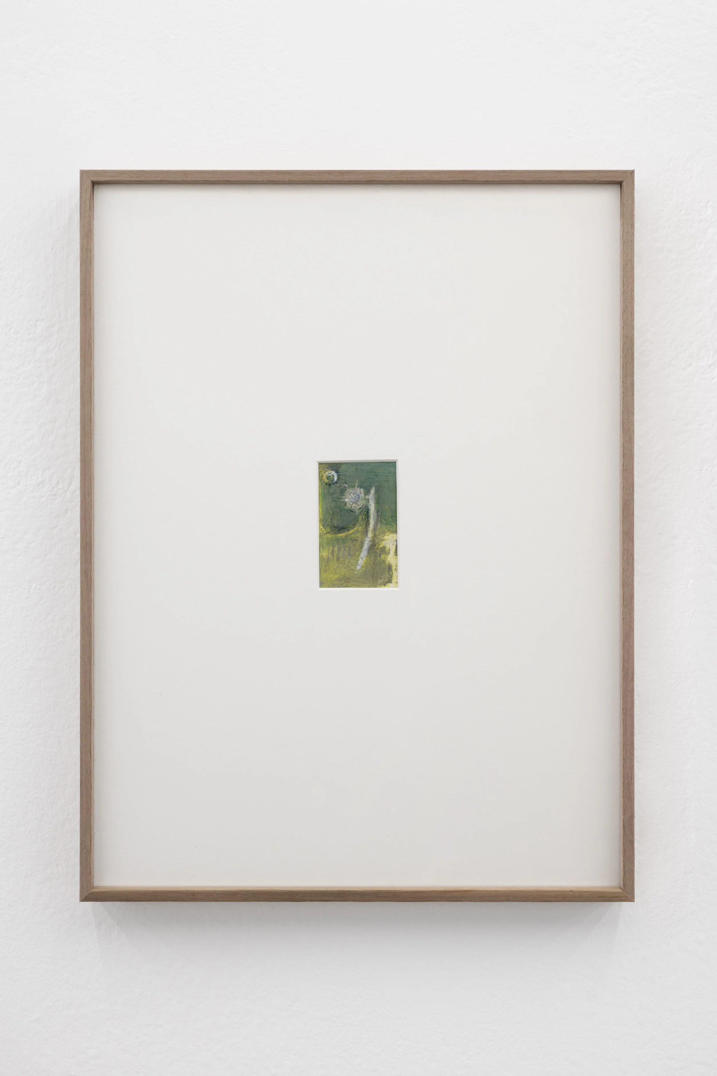 Helcio Barros | Sin título [Untitled], 1994 | Watercolour pencil and liquid correction fluid on paper | 7,2 x 4,6 cm