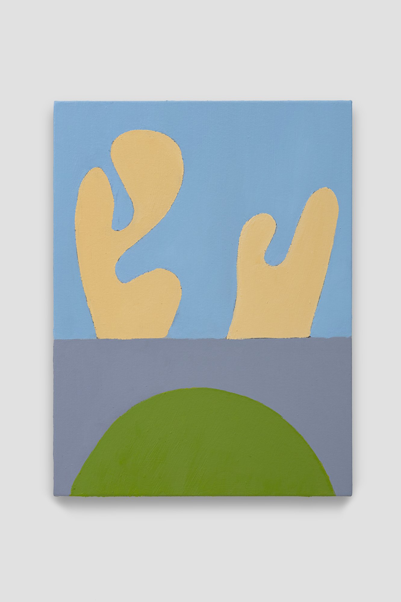 Rodrigo Bivar | Descida na Lua, 2025 | oil on canvas | 40 x 30 cm