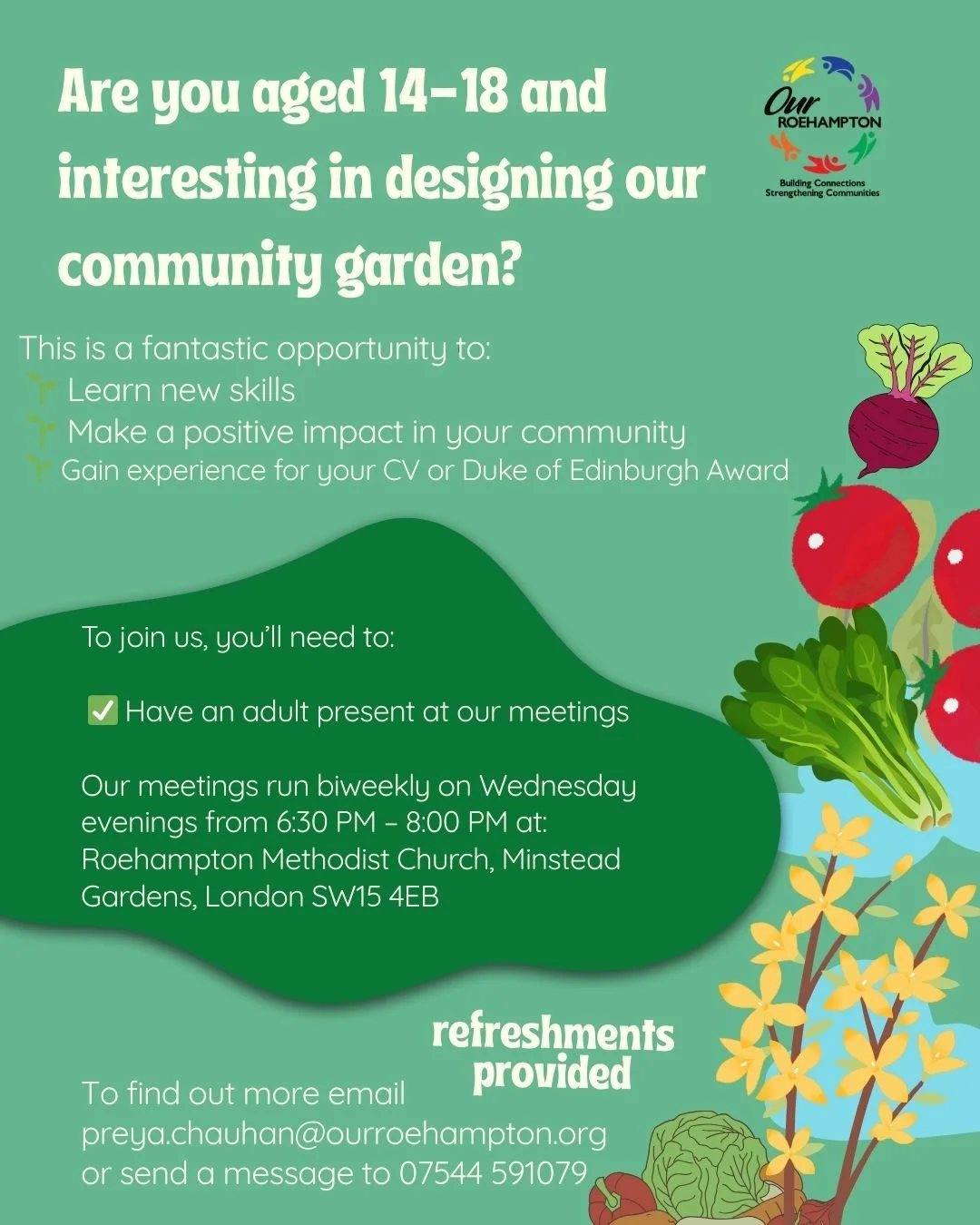 Looking to ensure the project is cross generational as requested by the community