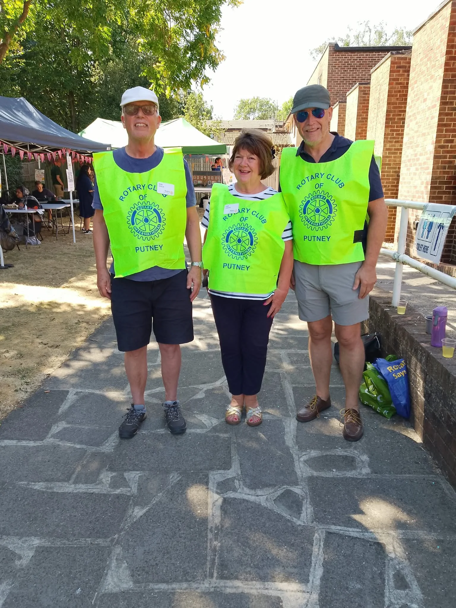 Thank you to the Rotary Club for your help keeping use hydrated and helping at the Butterflies and Birds community picnic 