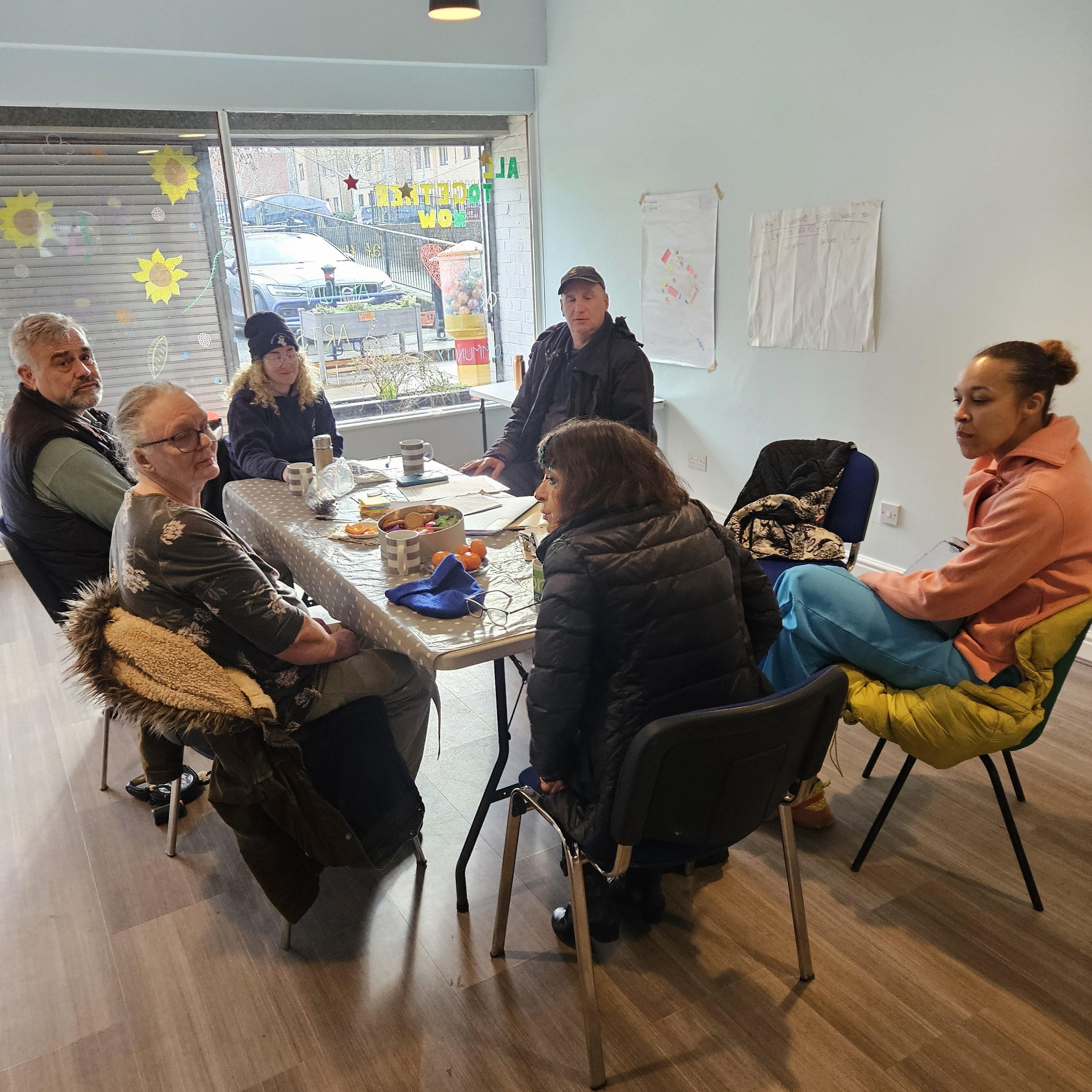 Our Panel 5th meeting, we were talking about many things including a community event ' the big dig' to prepare the space for our storage container and our polytunnel.