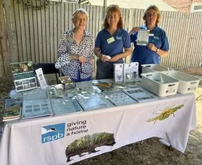 Thanks to the RSPB who had a stall at our Birds and Butterflies picnic