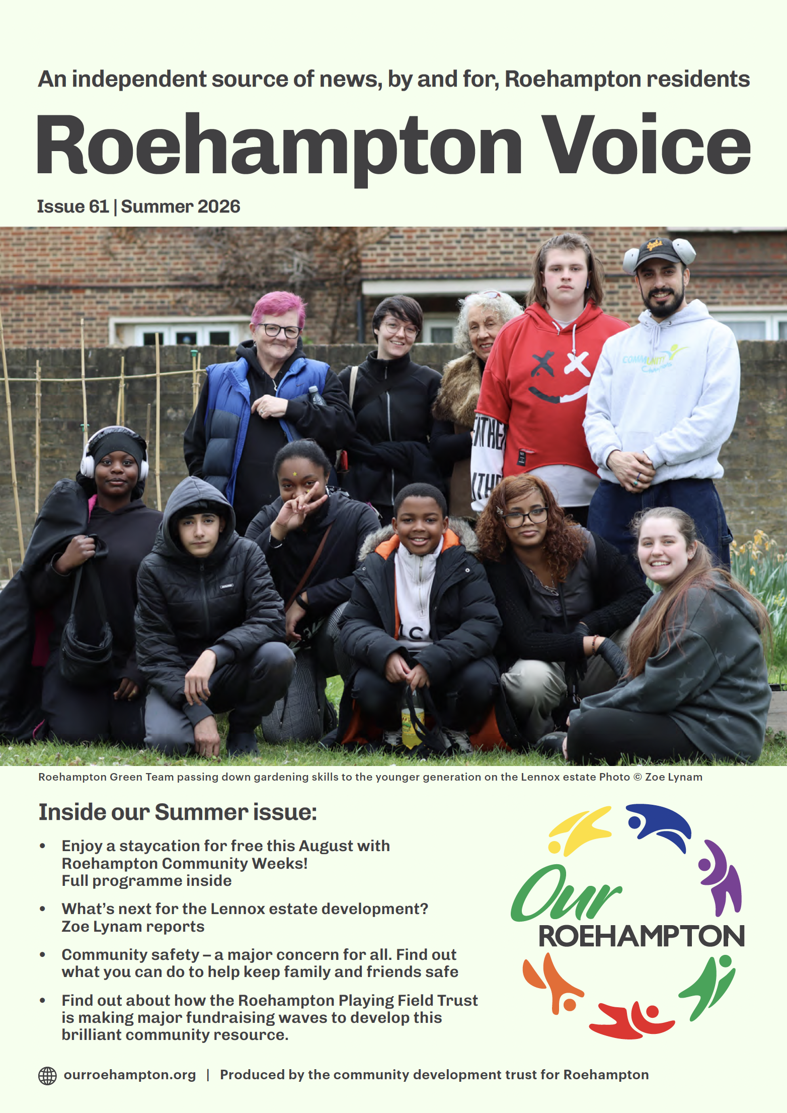 Roehampton Voice issue 61 Summer 2026.png
