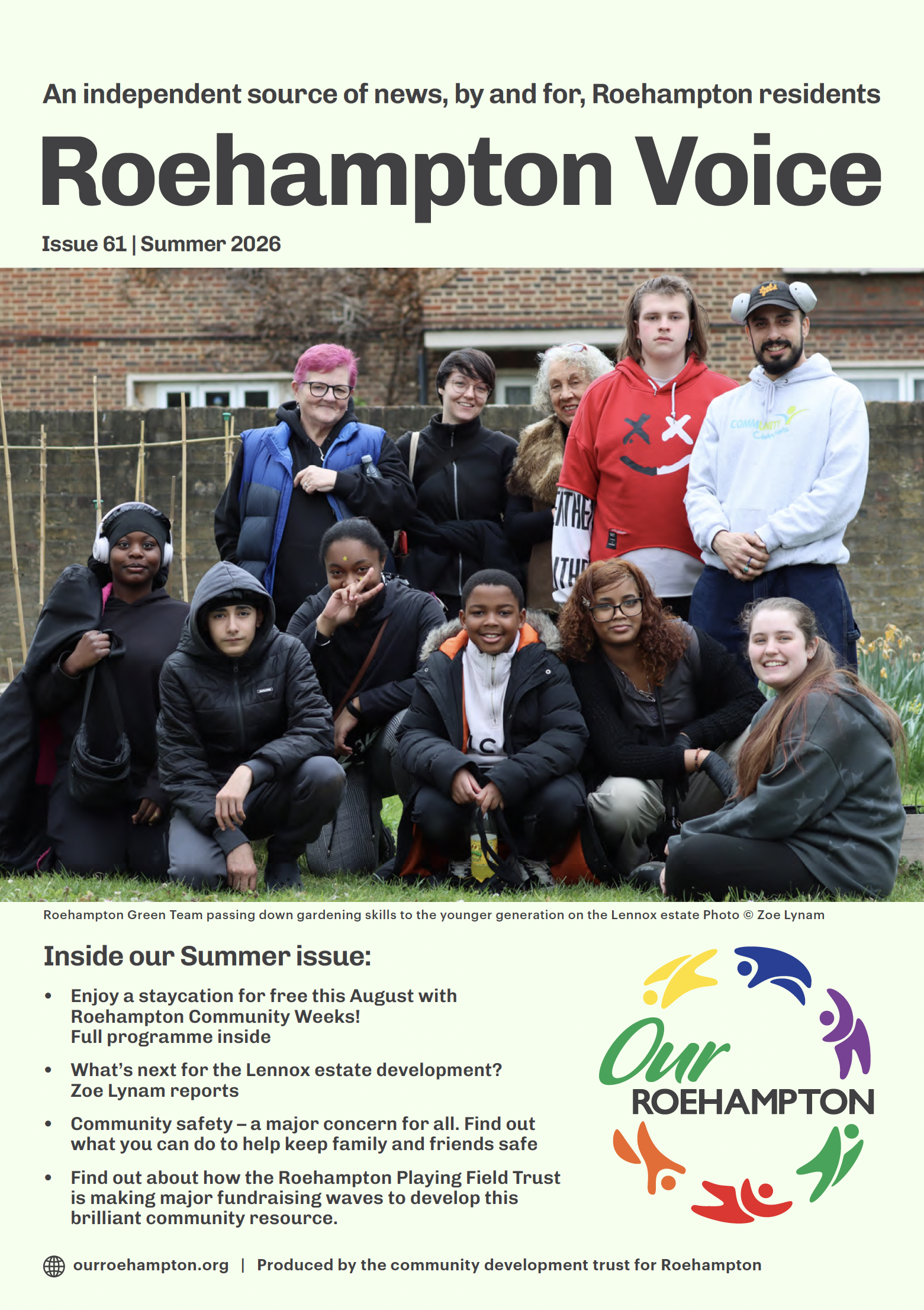 Roehampton Voice issue 61 summer 2026.png