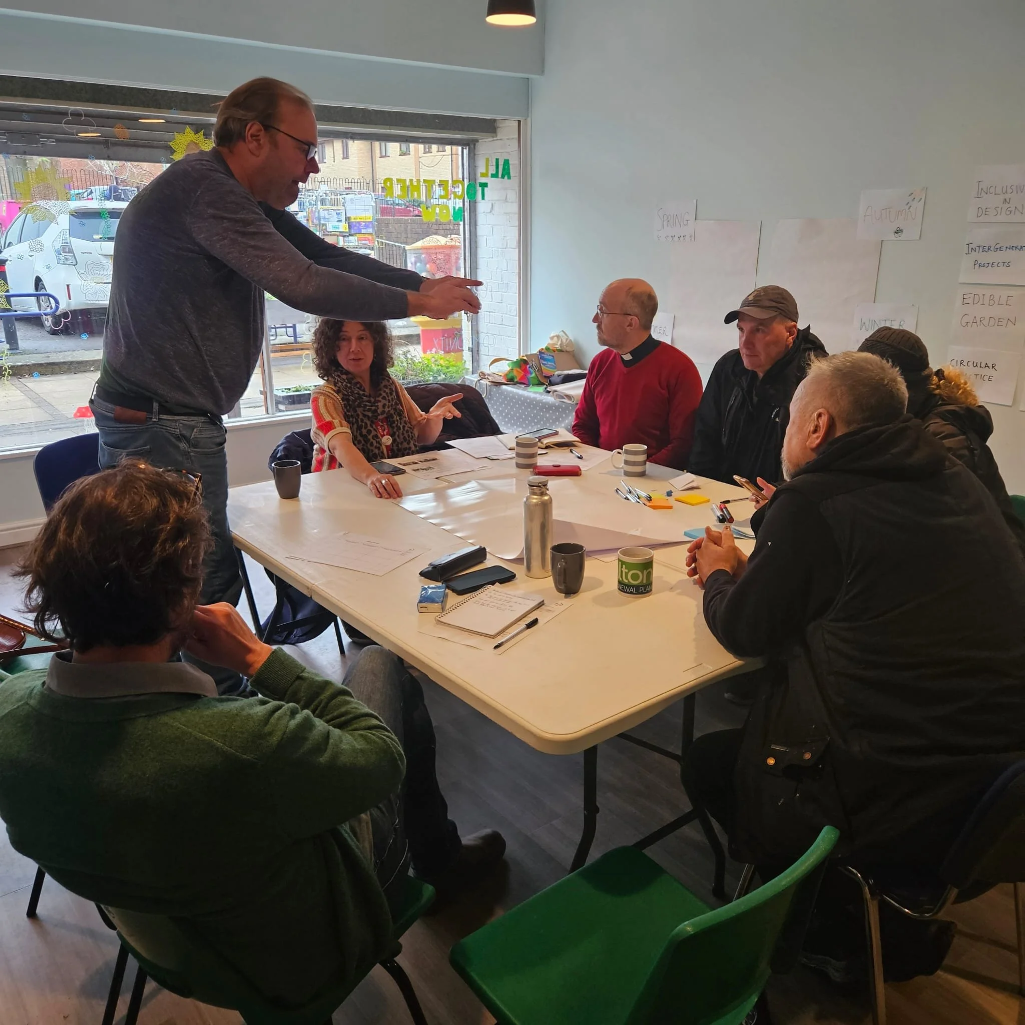 Our first garden panel meeting!