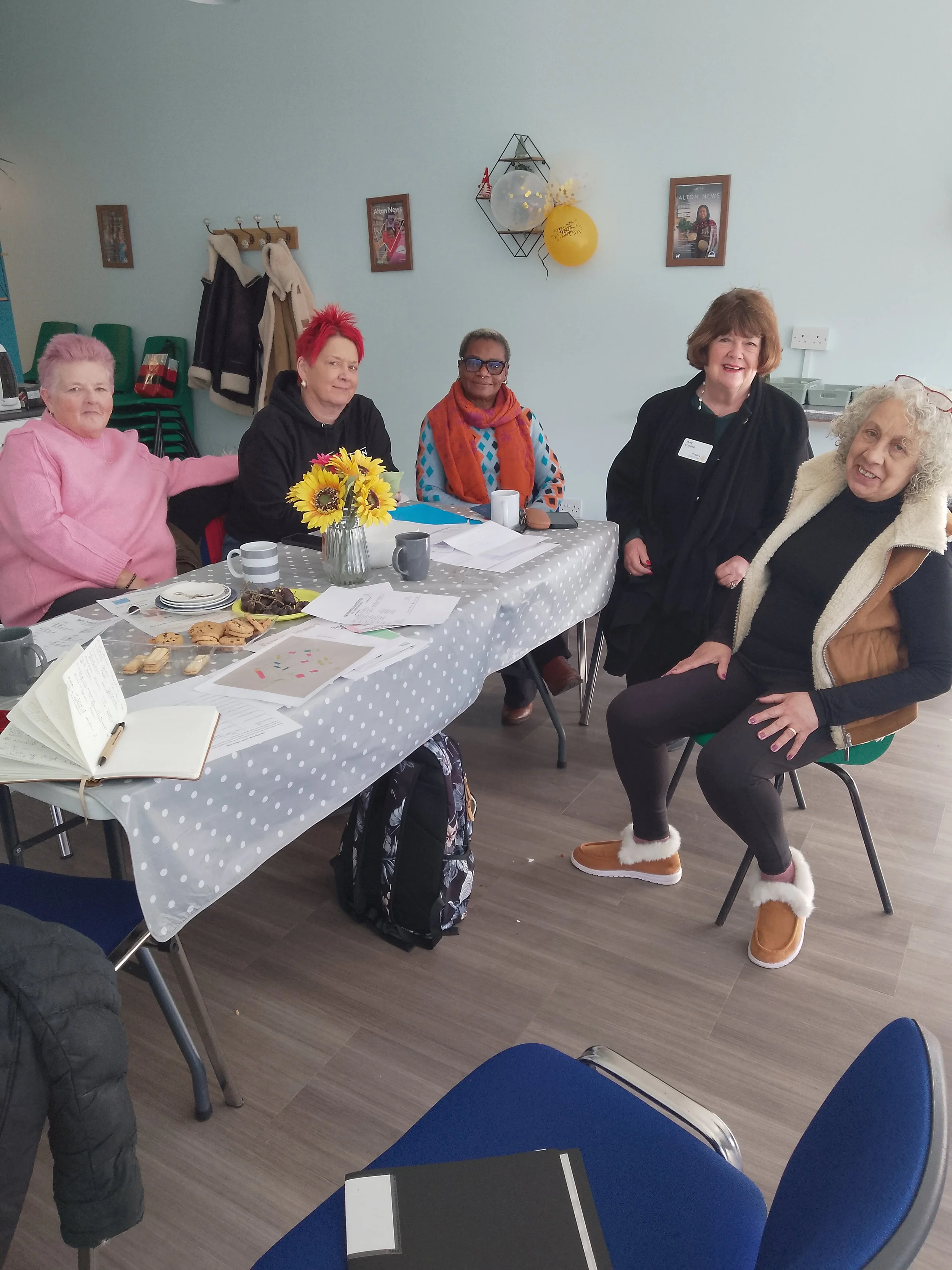 Meeting up with the SW15 Networking and Green Team to talk about the community garden