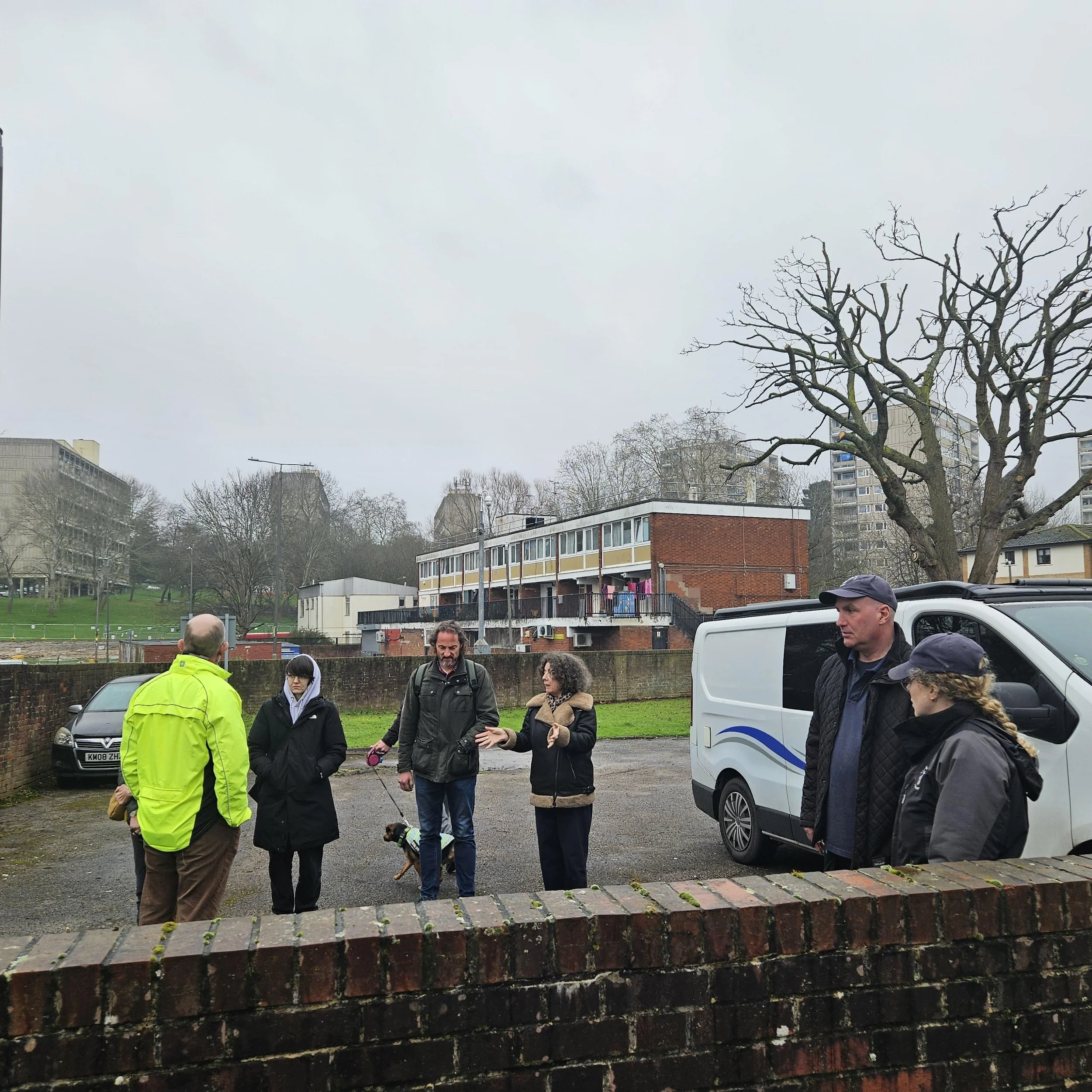 A new location for our storage container?