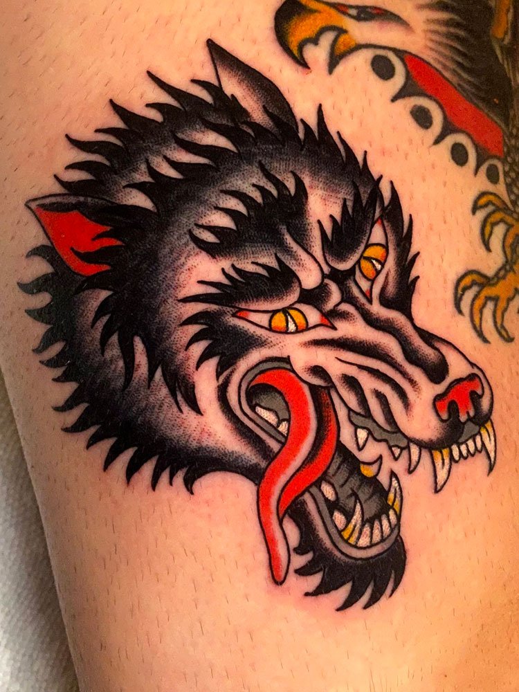 Top 43 Traditional Wolf Tattoo Ideas  2021 Inspiration Guide