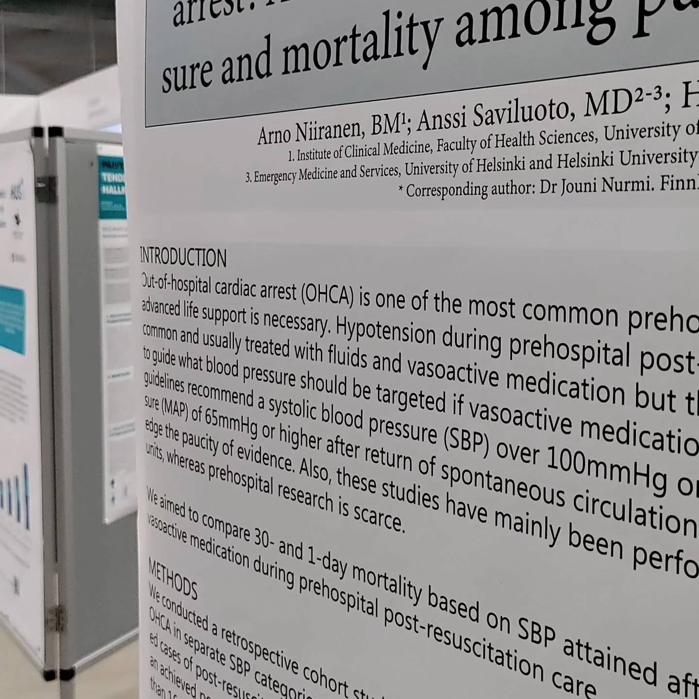 N&auml;in se #FinnEM2024-konferenssi hiljenee Oulussa. Mahtavat kaksii p&auml;iv&auml;&auml; on ollut! 🤩👏

FinnEM Akatemian osalta Oulun konferenssi sis&auml;lsi tieteellisten postereiden esityst&auml; ja posterikilpailua. Konferenssilla oli kahdek
