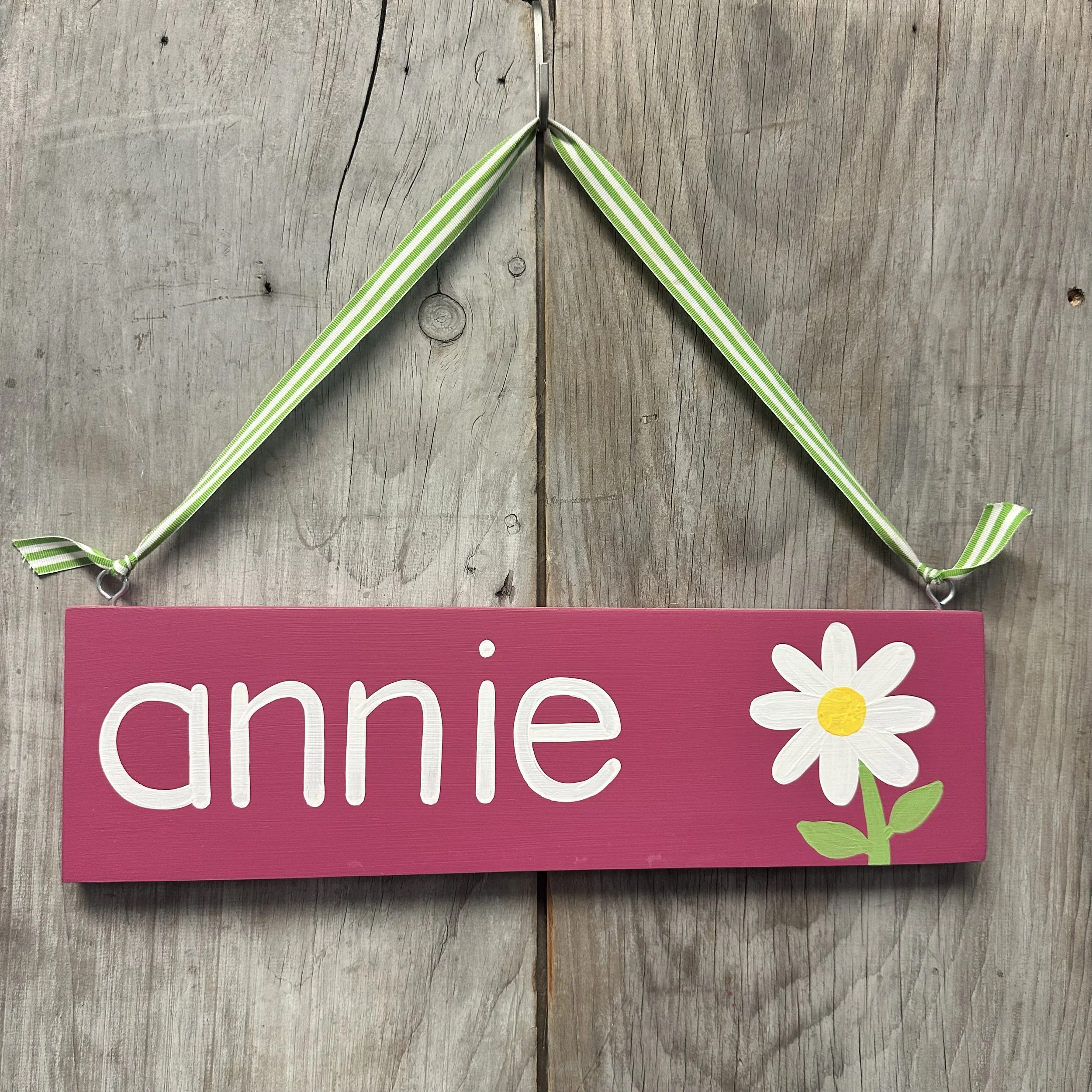 First Name with Picture Wood Sign