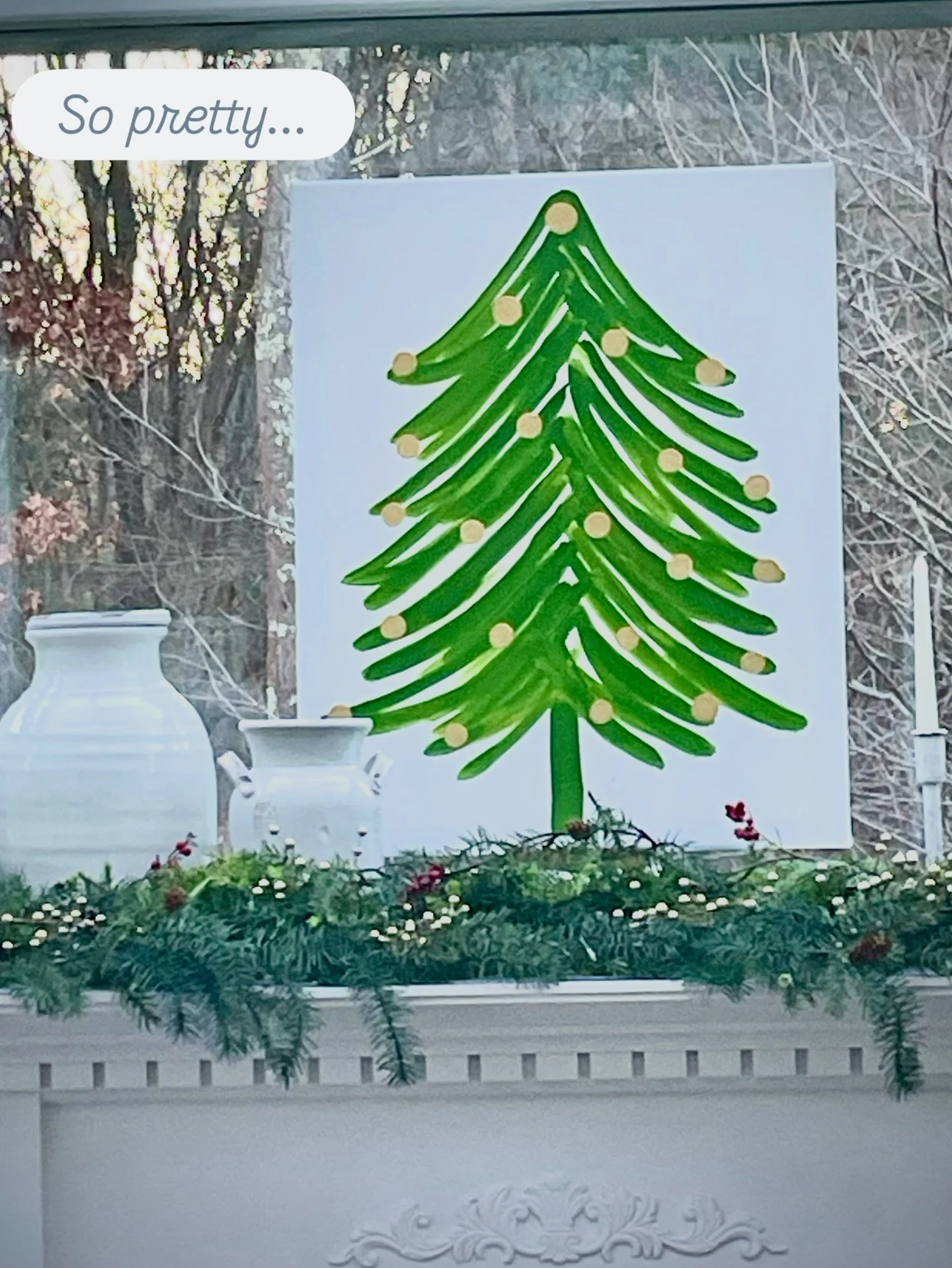 What a beautiful display...love this custom tree. Thank you everyone for sending how you have incorporated our art into your holiday decor! It's so fun to see. 

We have been diligently working our way through our custom orders. I would love to share