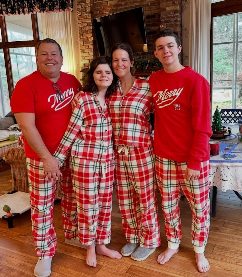 Merry Christmas from our family to yours! Special thanks to the boys that finally agreed to matching jammies!