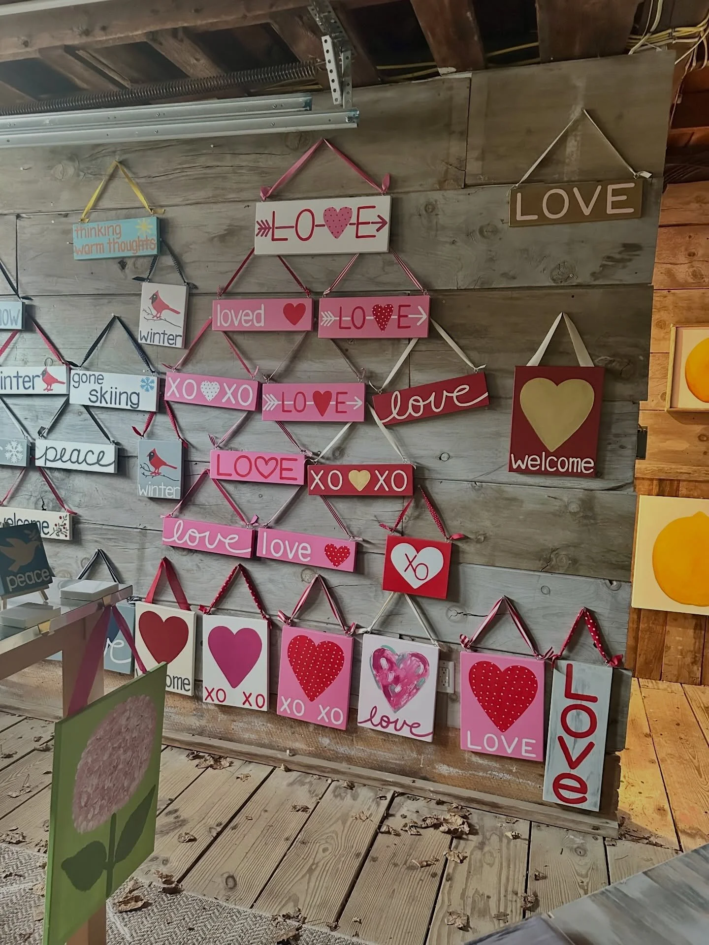 Happy Saturday! Open 11-3
Starting again this year to consistently post what we have on our walls. My goal was to do it more, but then I think 'I should wait to finishing all the signs that are 1/2 done, so people can see those.' And then I think 'I 