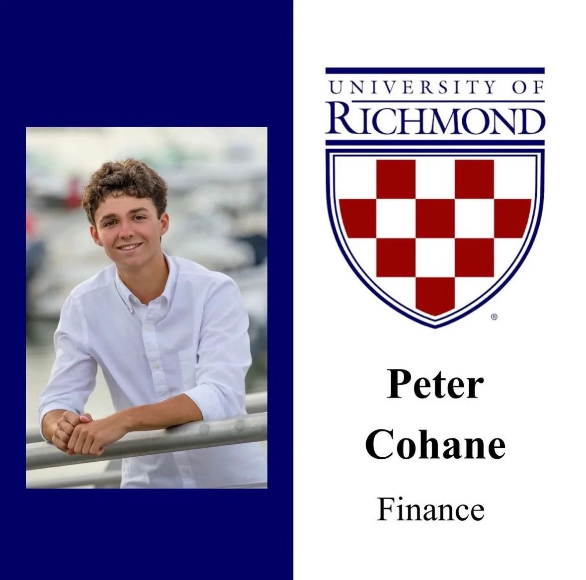 Congrats Petey for making a great decision! So happy for him/ Finding his next chapter @urichmond Go Spiders! @p_cohane07 @kevco_tomatoguy