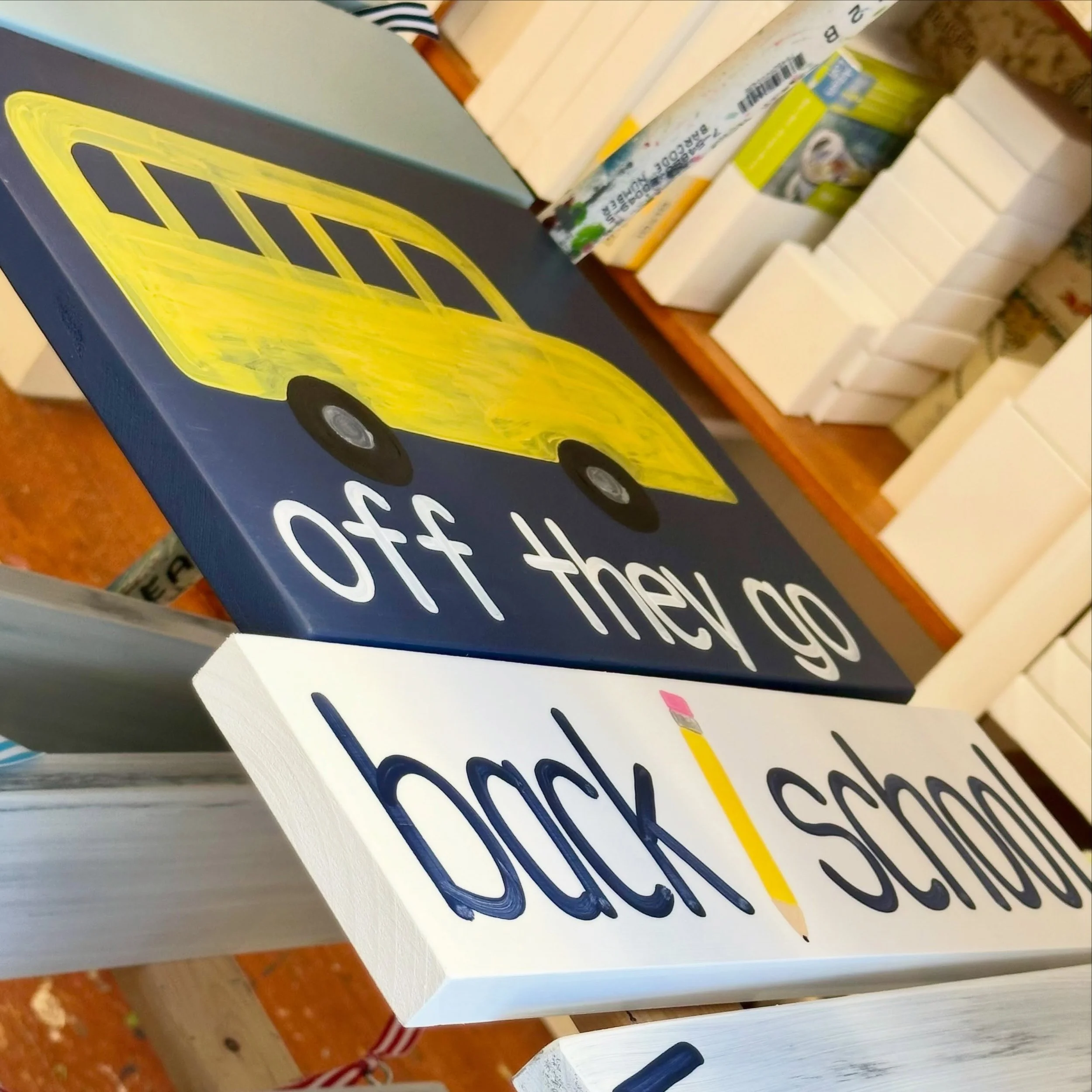Open 11-5 today
Plenty of summer left in the air and on our walls. But for those looking ahead, back to school and fall are here for you. #summer #fall #backtoschool