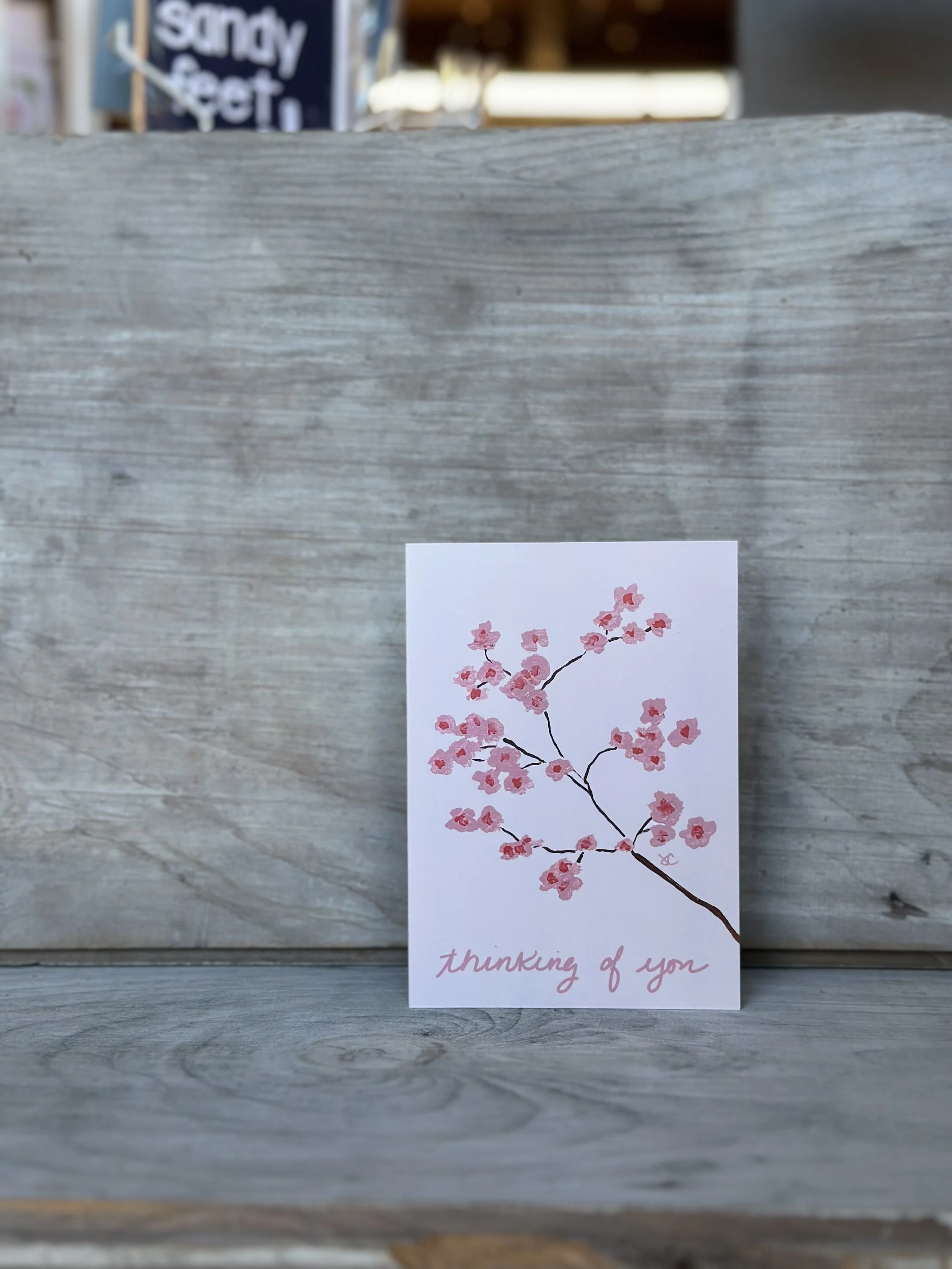 Cherry Blossom Thinking of You Card
