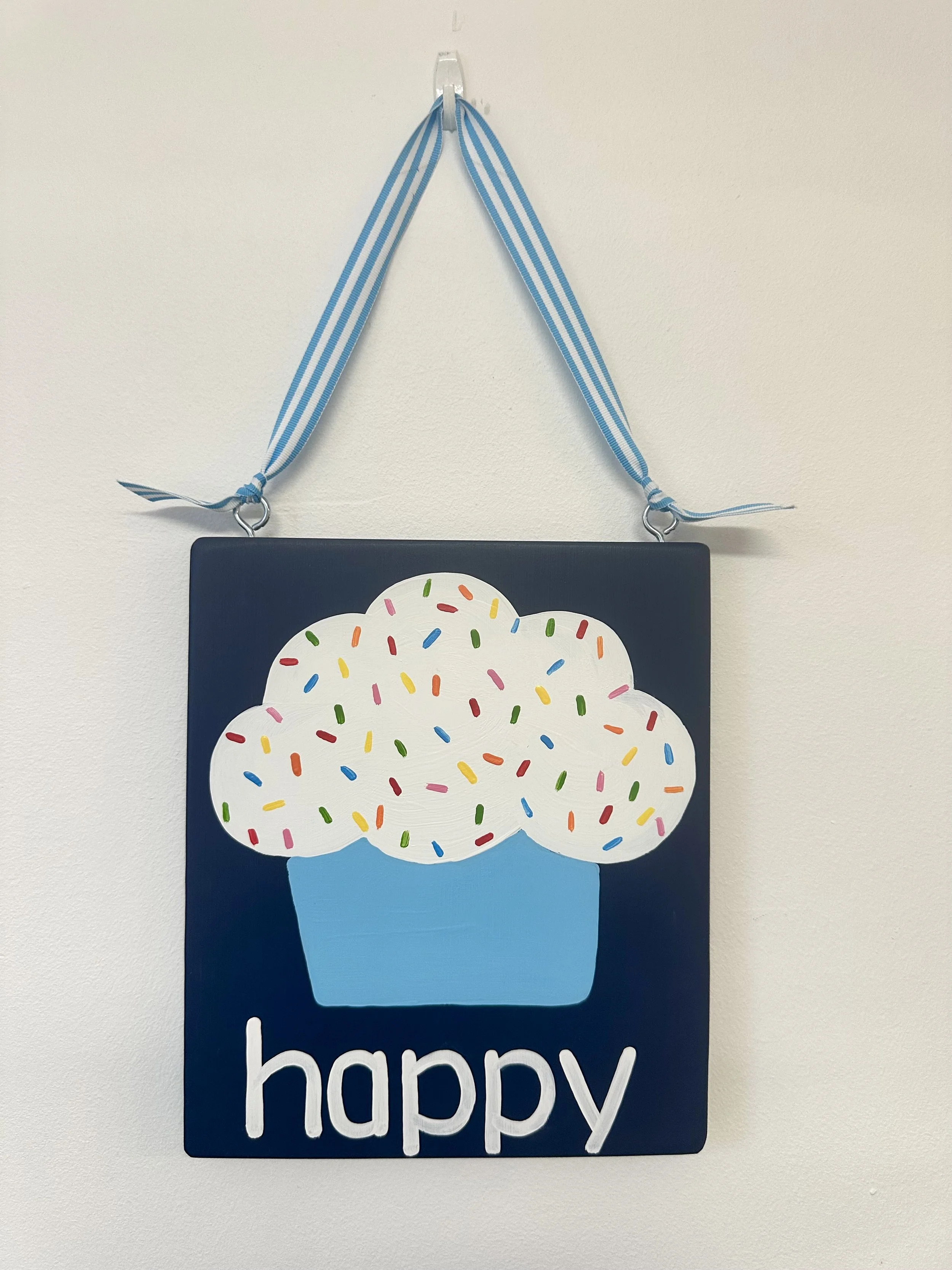 Birthday Sprinkles Cupcake Sign