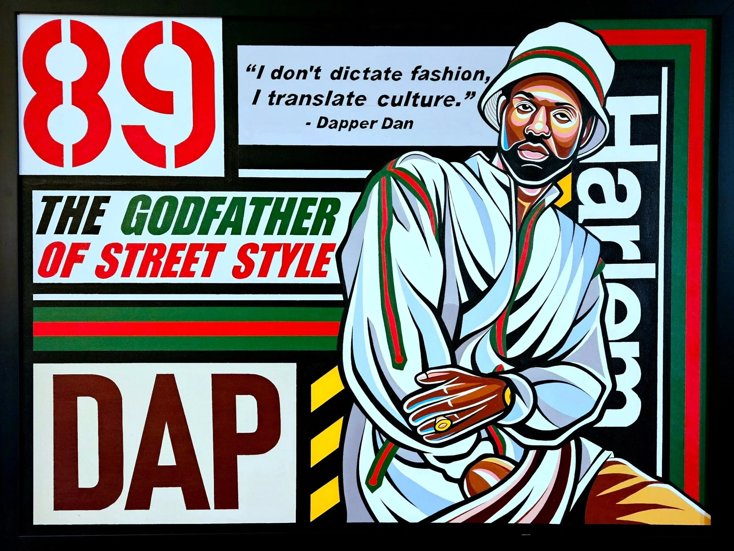 "DAP"
39" x 51" (Framed)
Acrylic on canvas