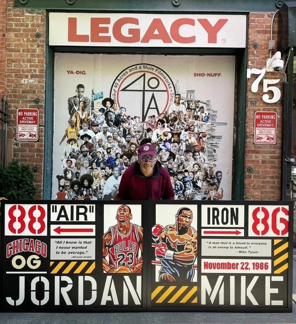 SPIKE 
"Air Jordan" and "Iron Mike"