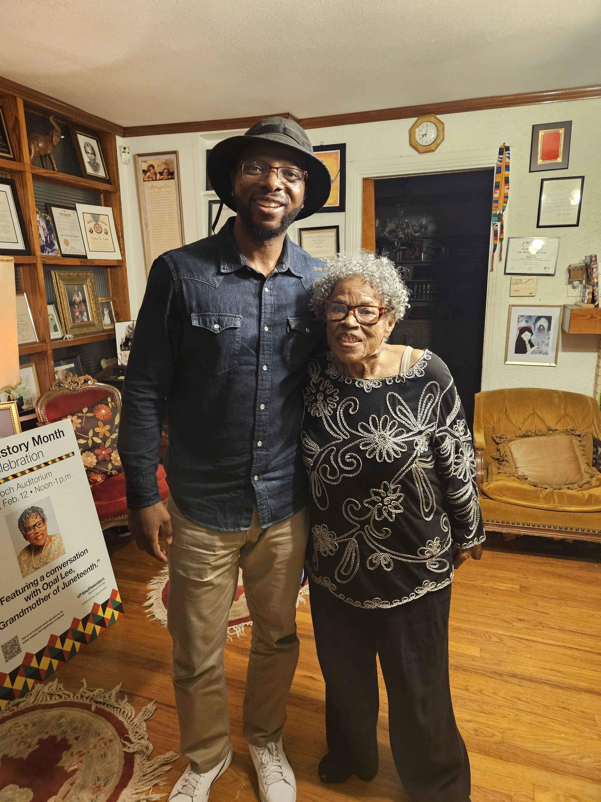 Opal Lee - Home Visit and conversation