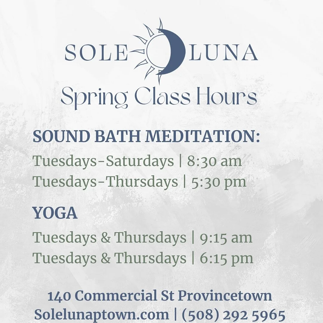Sole Luna Massage & Meditation Studio in Provincetown MA.