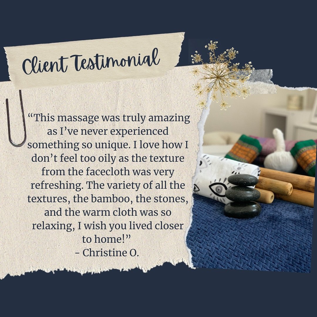 Client testimonial 🙏🏼✨
Book your massage at solelunaptown.com
New techniques now available ☺️

#massage #massagetherapy #thaiherbalmassage #bamboomassage #thaimassage