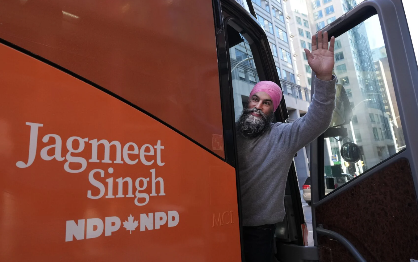 Jagmeet Singh vows NDP is not going away as campaign begins amid slump in support