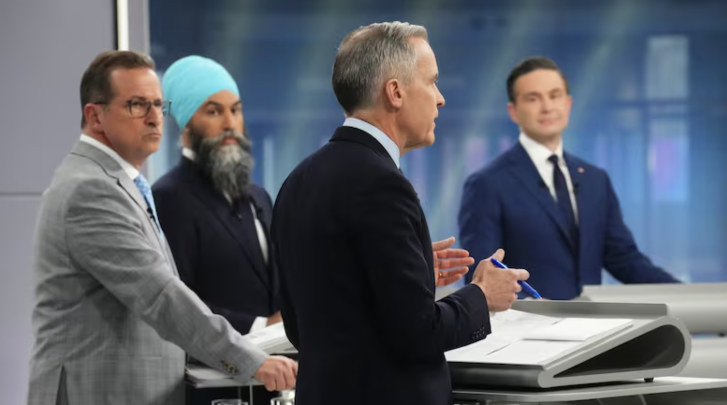 Front-Runner Carney Faces Jabs From All Sides at French-Language Debate