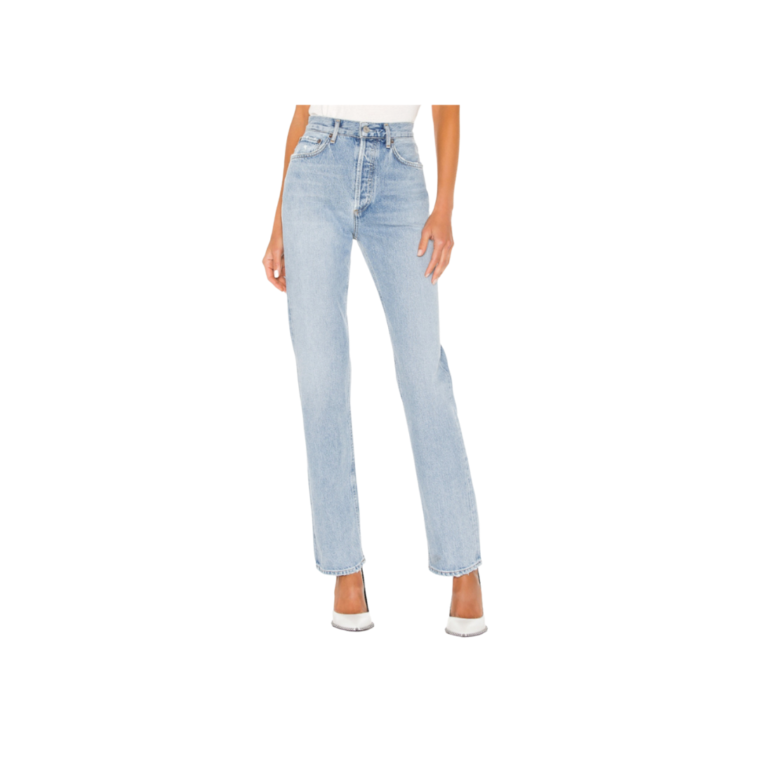 AGOLDE LANA STRAIGHT JEANS IN RIPTIDE