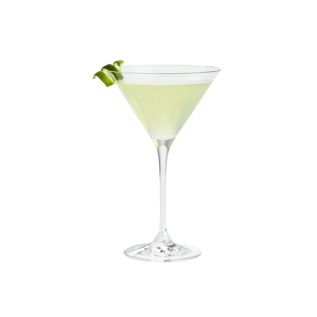 VANCE CUT GLASS MARTINI