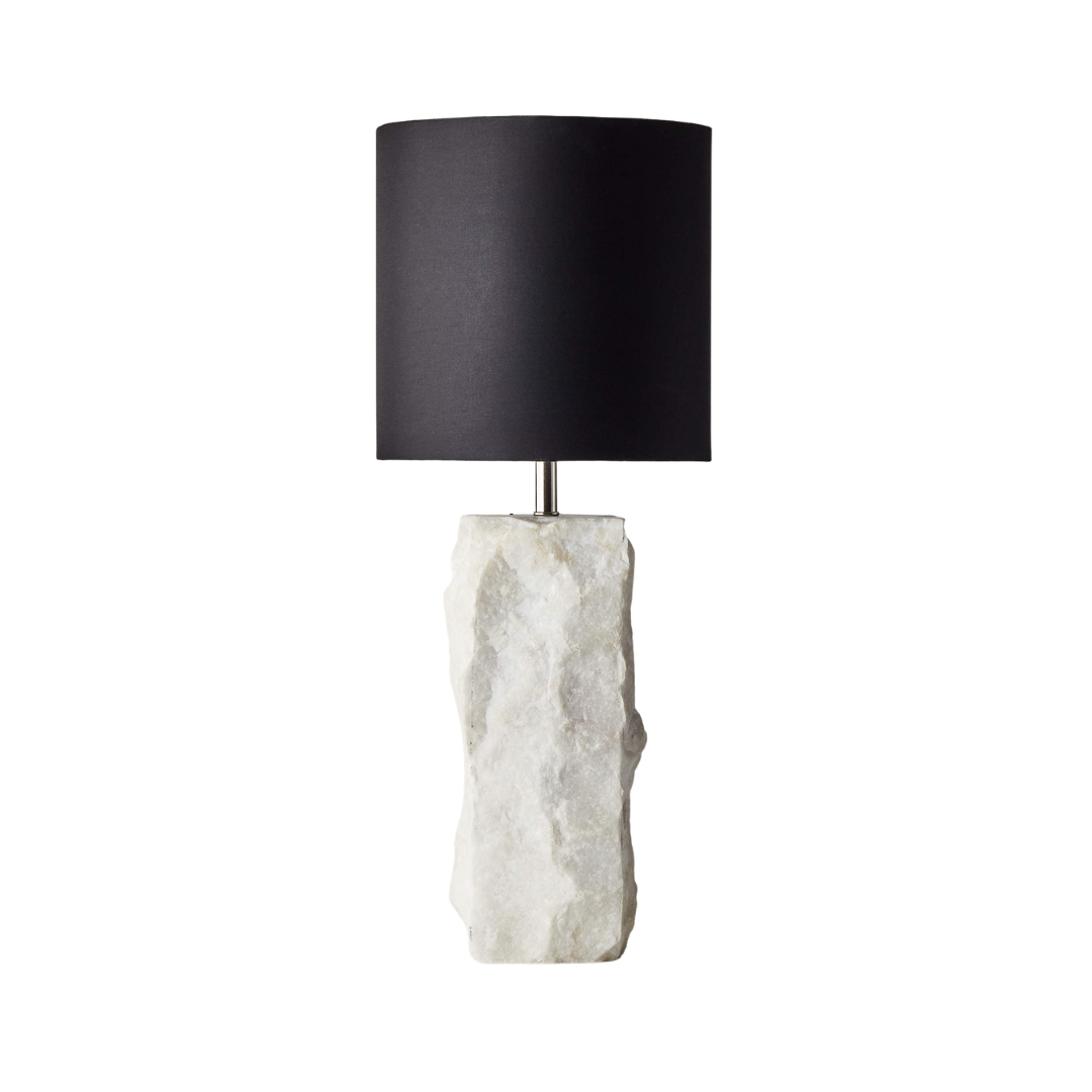 RAW MARBLE TABLE LAMP