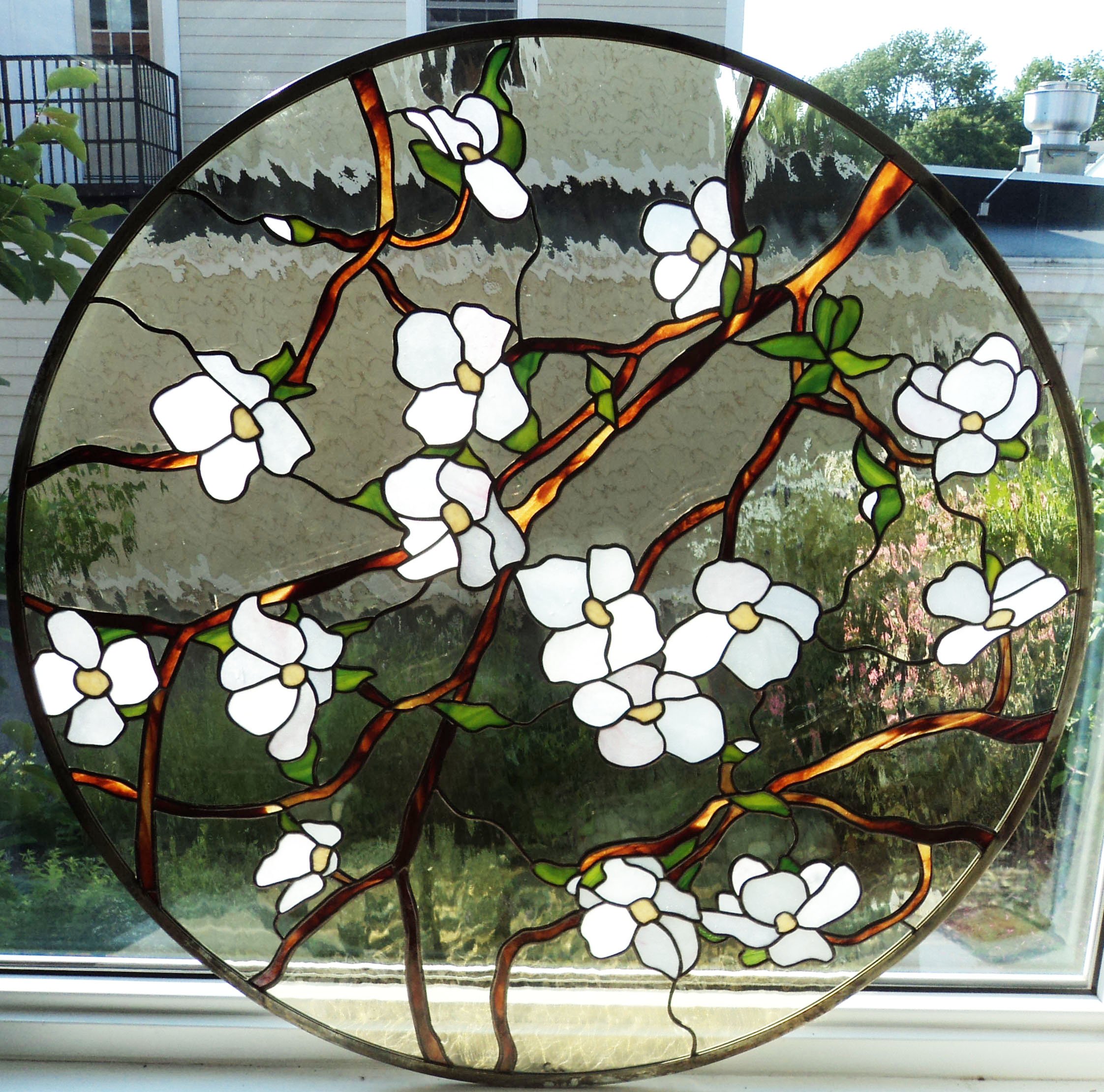 Commission Dogwood - 235 pieces - 33" diameter
