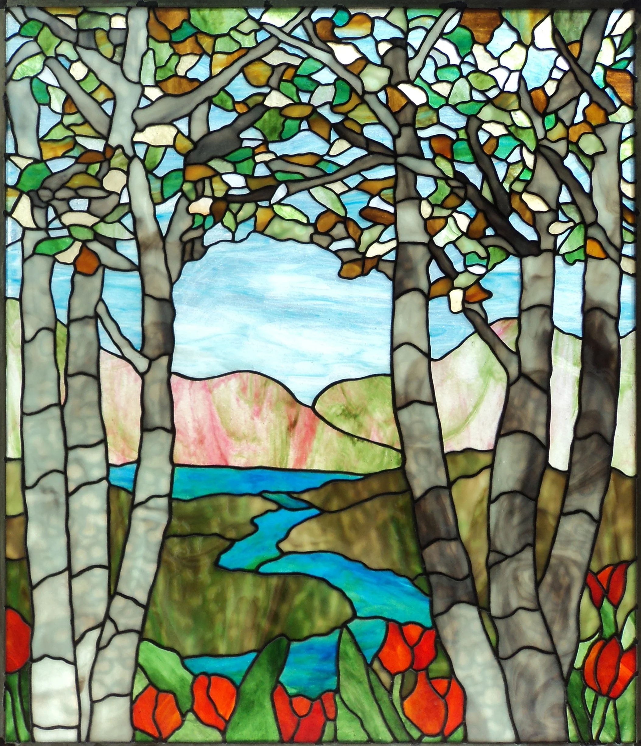 Tiffany Birches - 540 pieces - 23" x 28"