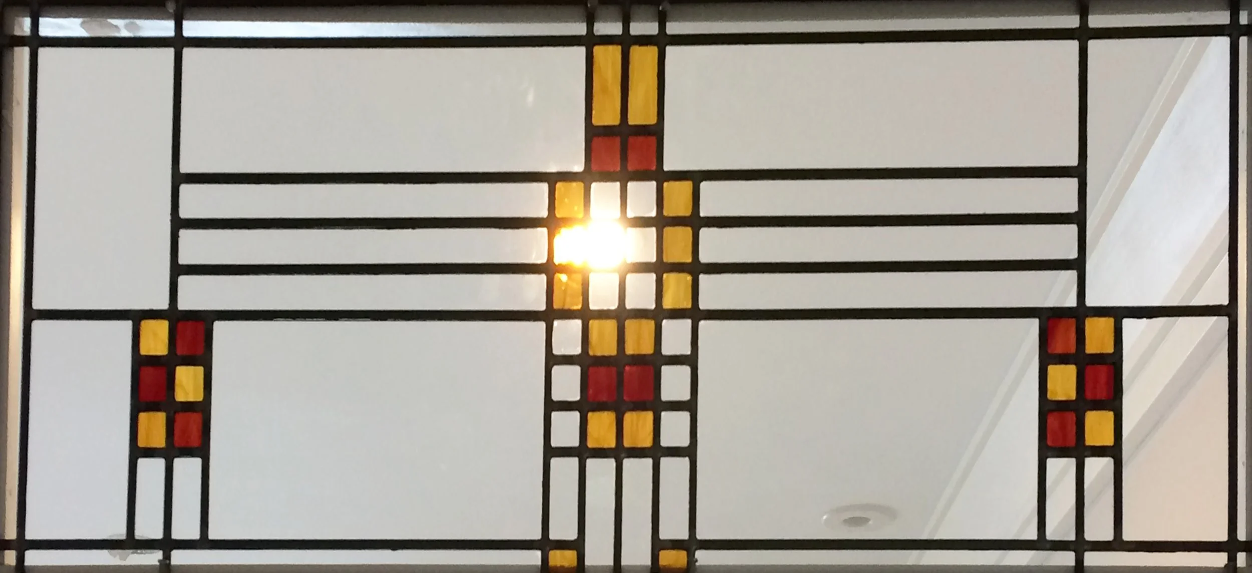 Commission Leaded Transom - 82 pieces - 35" x 13"