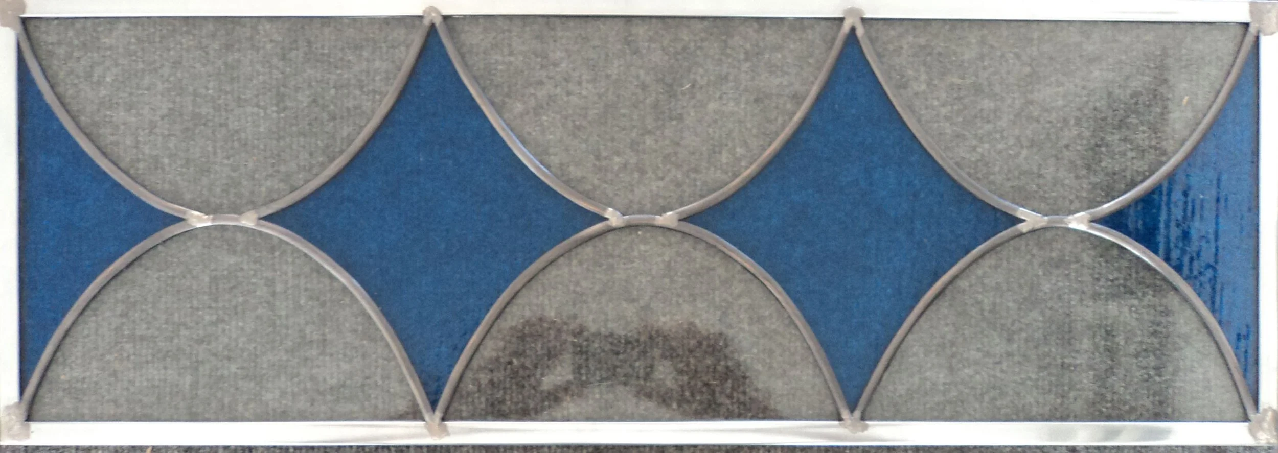 Commission Leaded Simple Transom - 10 pieces - 29" x 9"