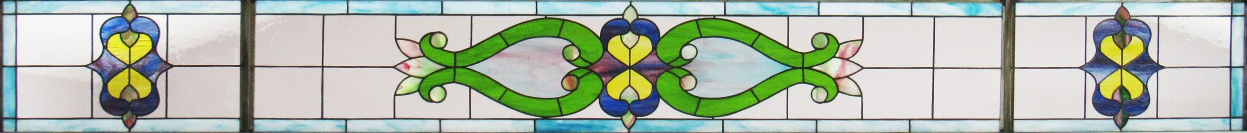 Commission Victorian Transom - 155 pieces - 3 panels - 94" x 10"