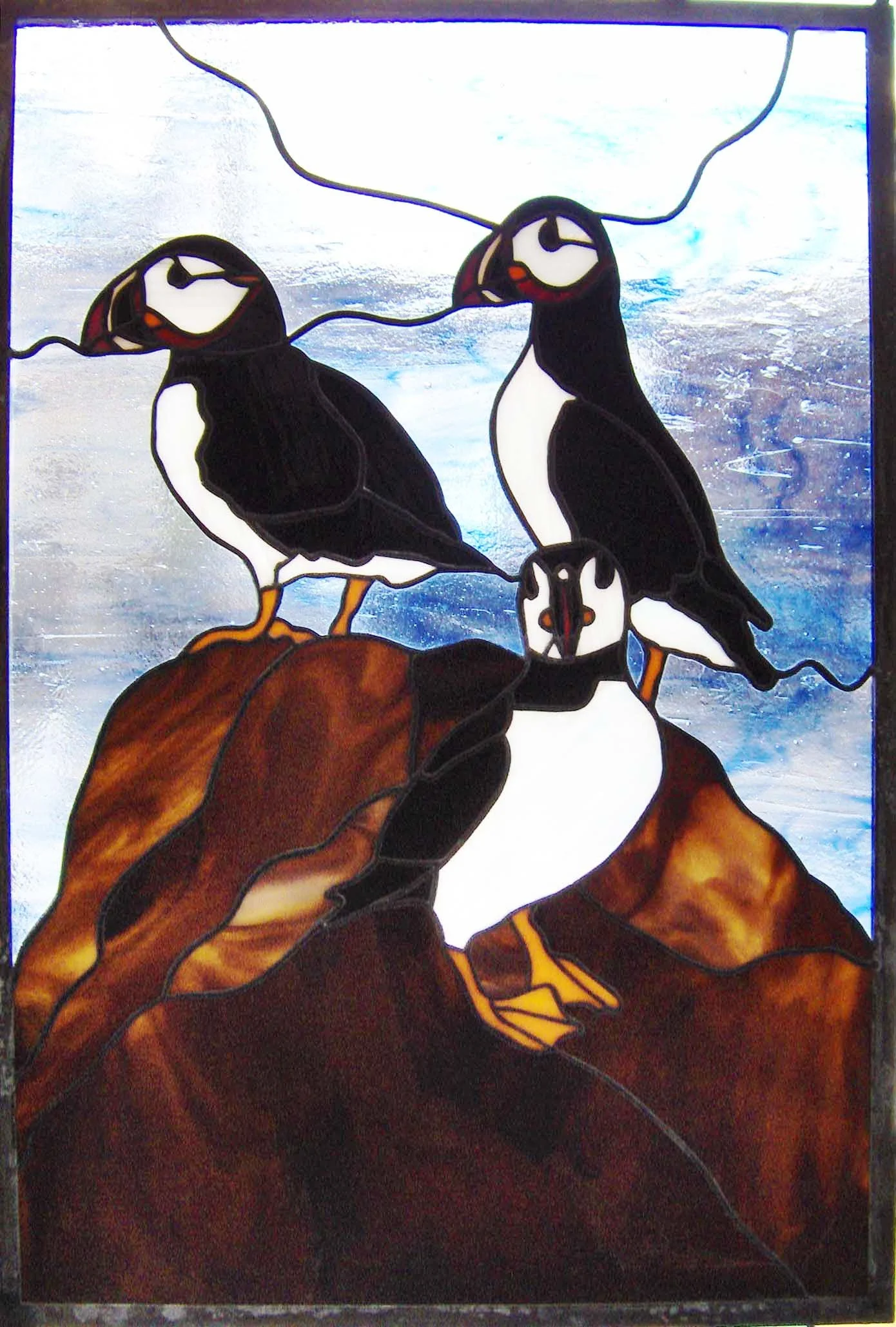 Puffin Trio - 85 pieces - 15.5" x 23"