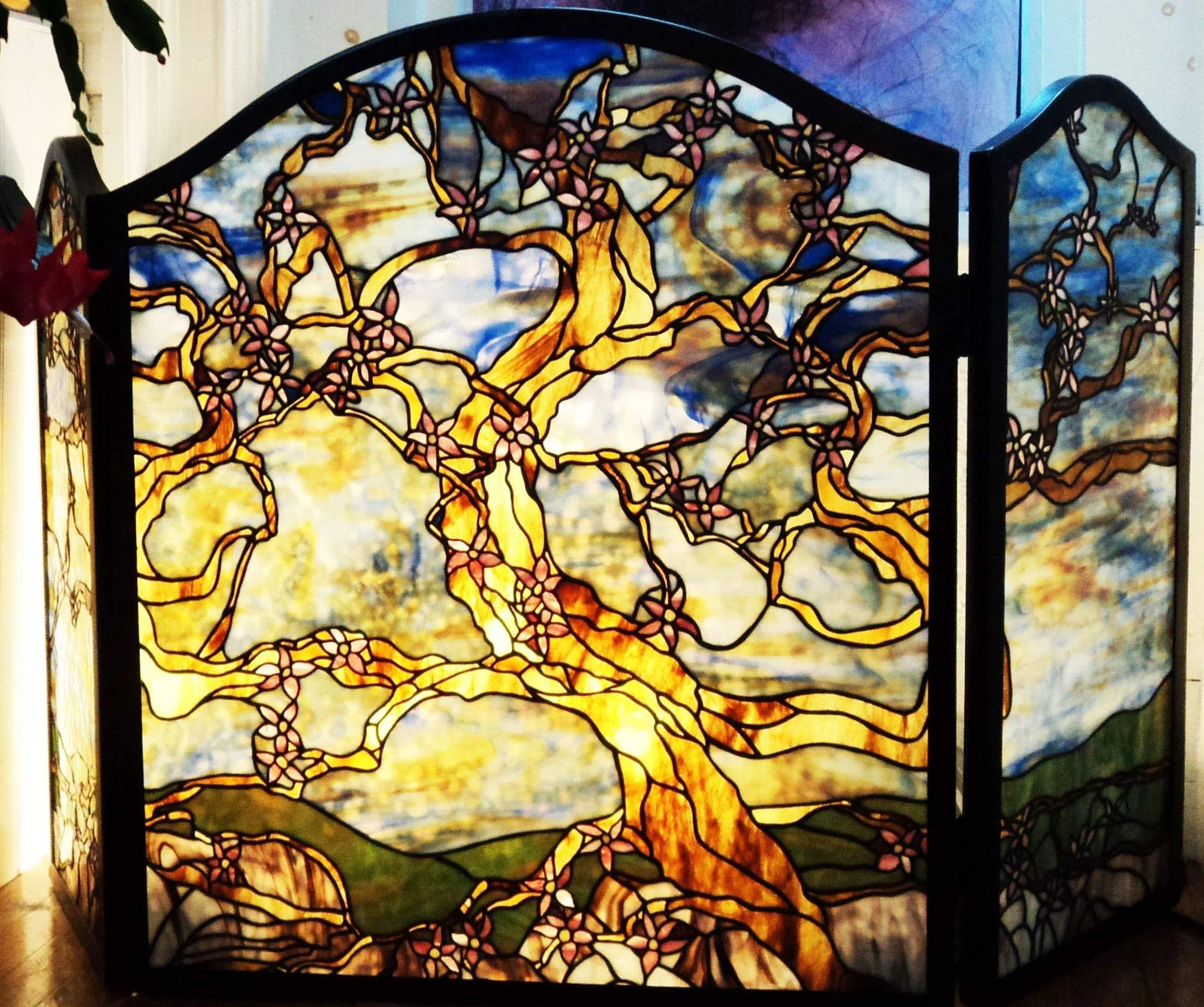 Cherry Blossom Fire Screen - 1500 pieces - 45" x 32"