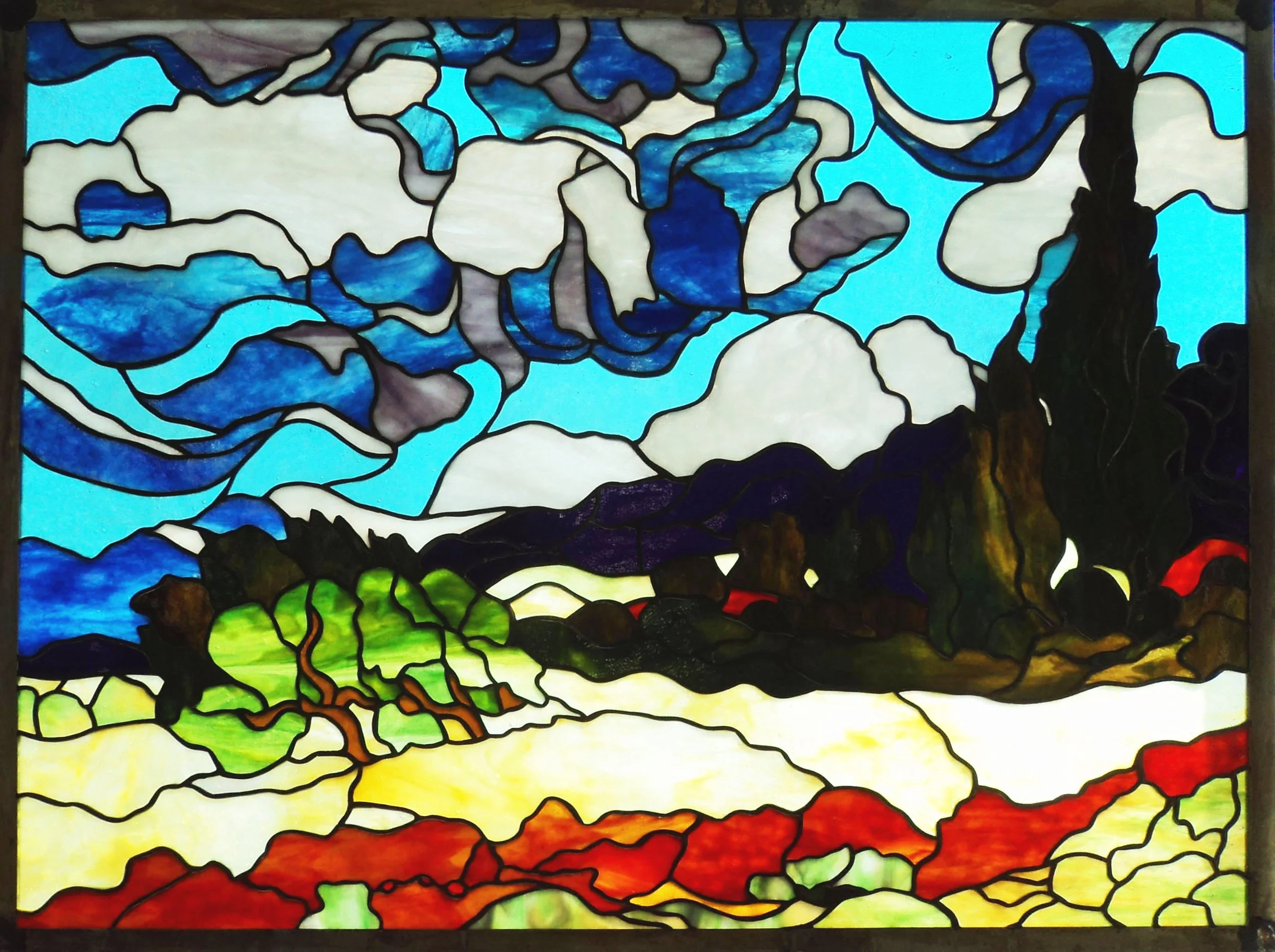 Van Gogh Wheatfield with Cypresses - 235 pieces - 31" x 24"