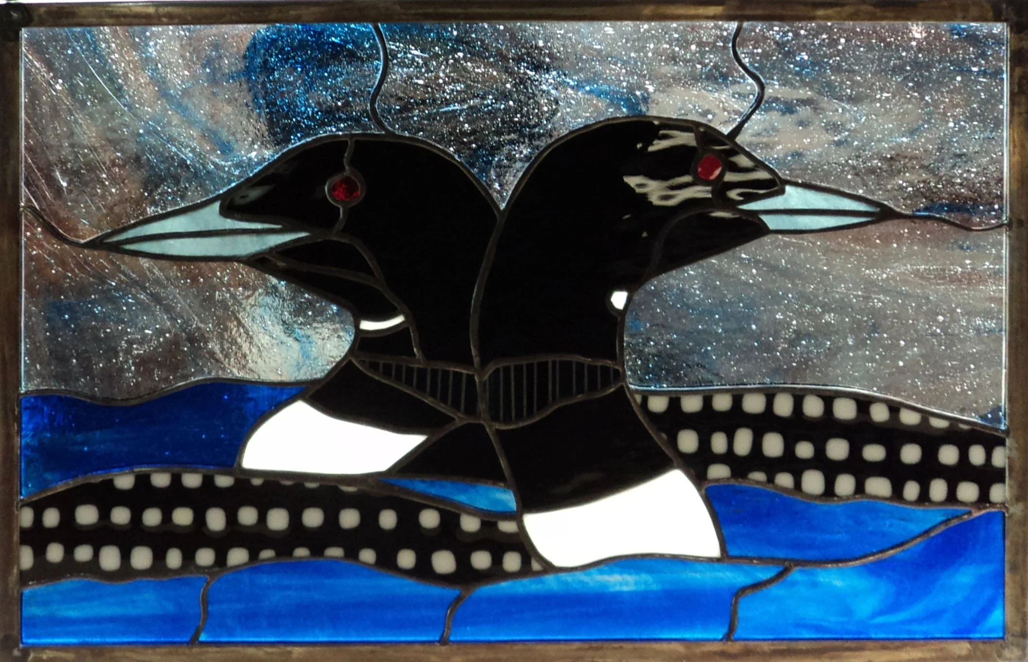 Loons at Dusk - 39 pieces - 21" x 13"