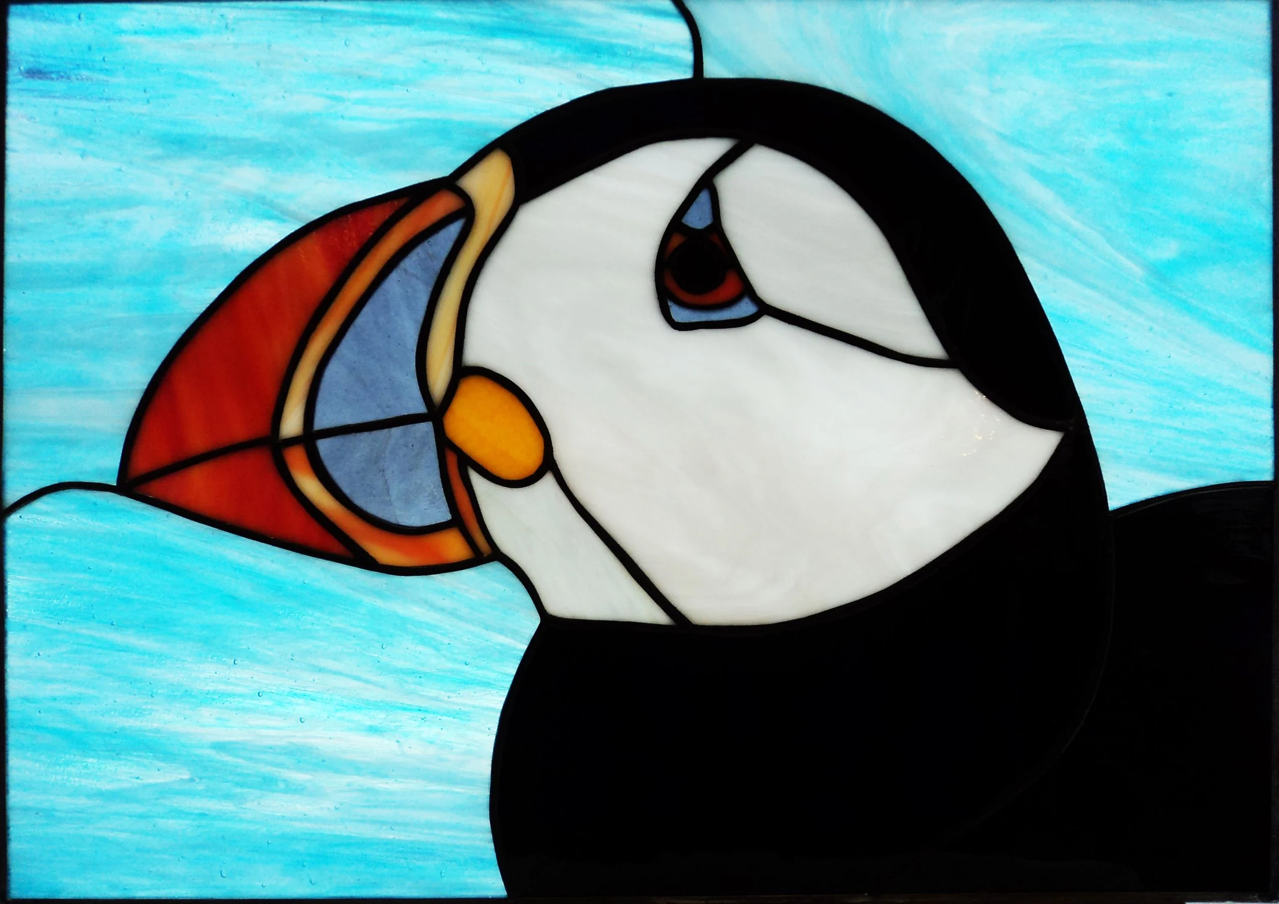 Commission - Puffin Close Up - 24 pieces - 18" x 13"