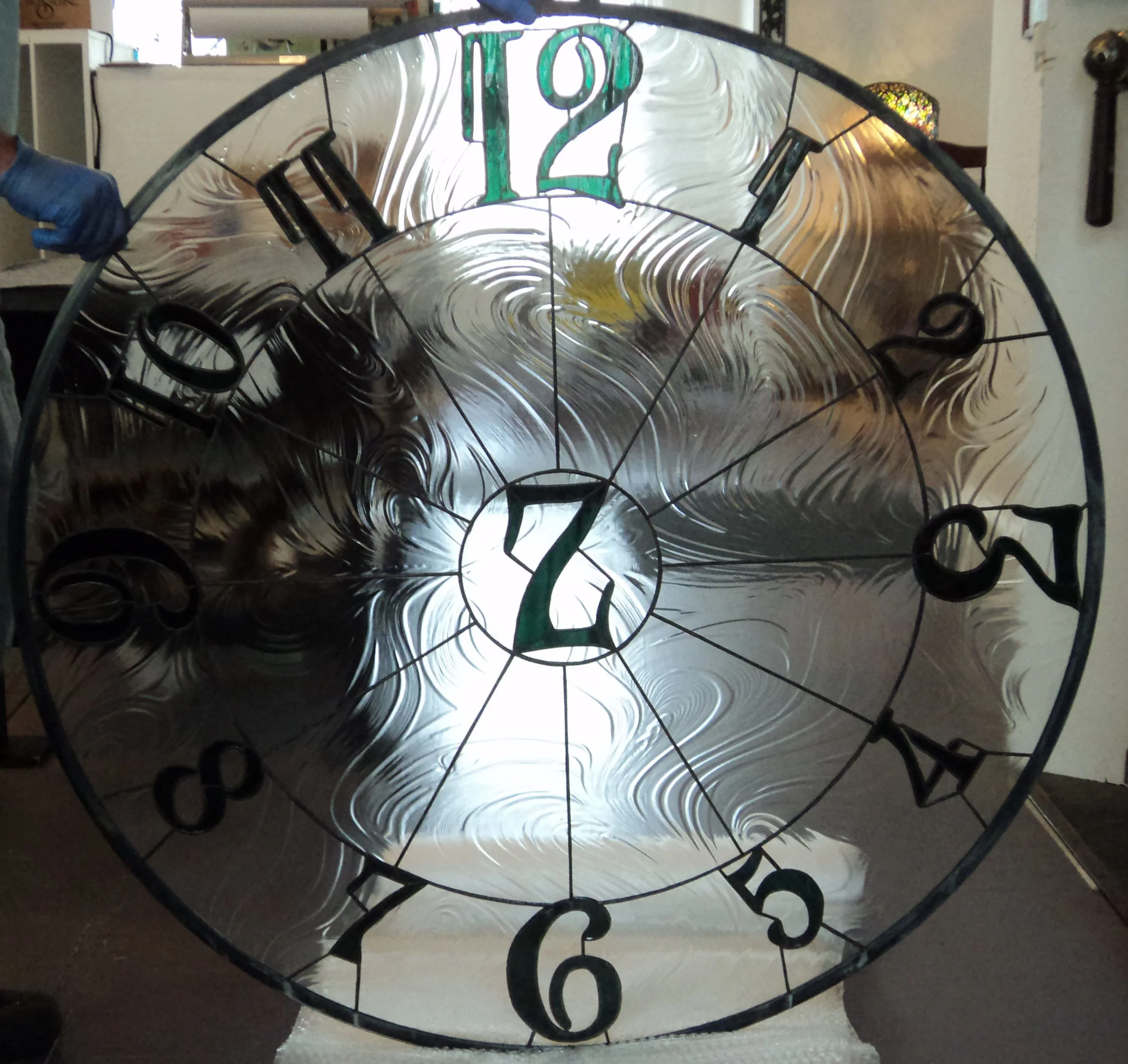 Commission Clock Face - 130 pieces - 46" diameter