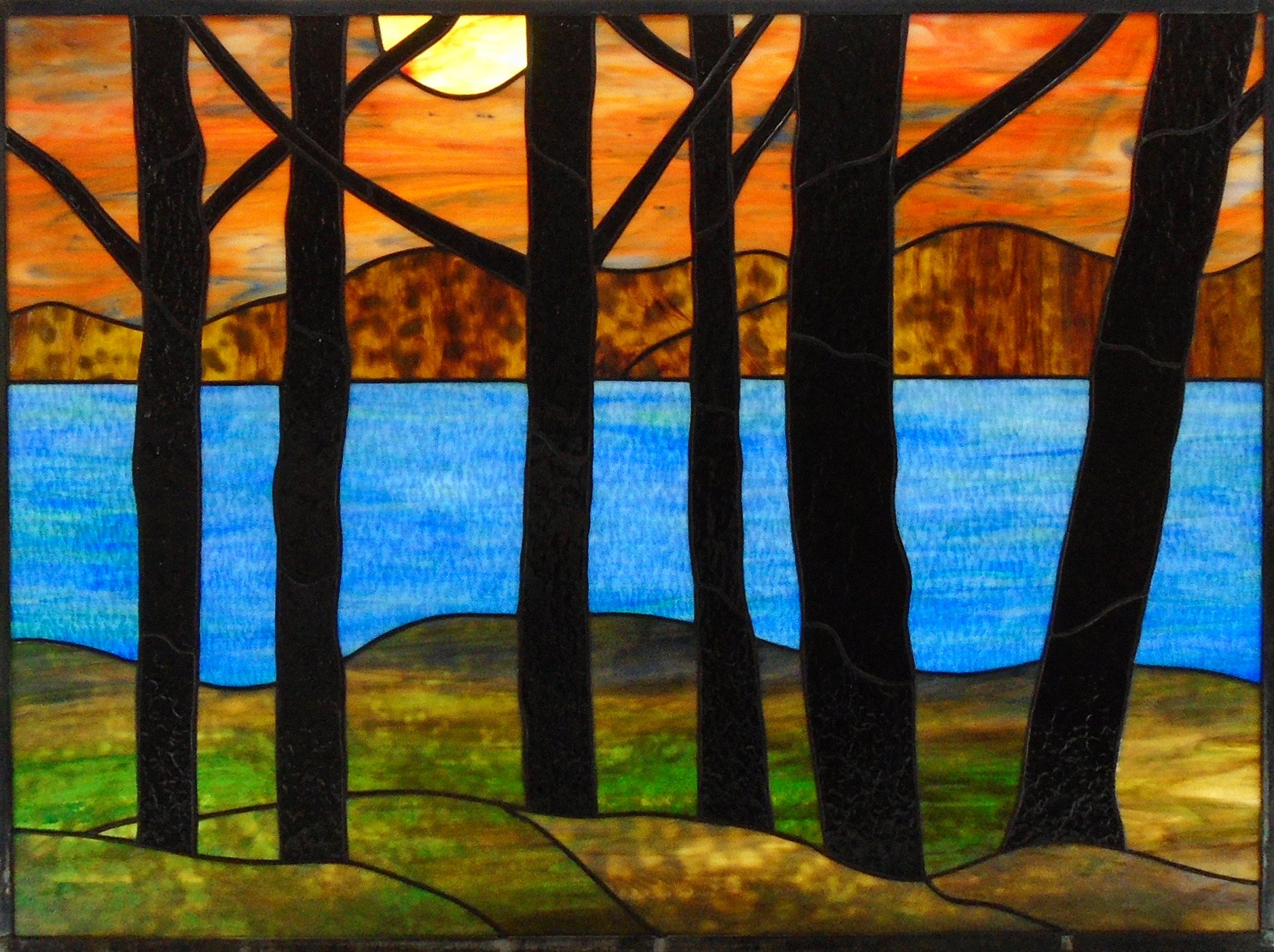 Commission Sunset Pines - 82 pieces - 31" x 23"