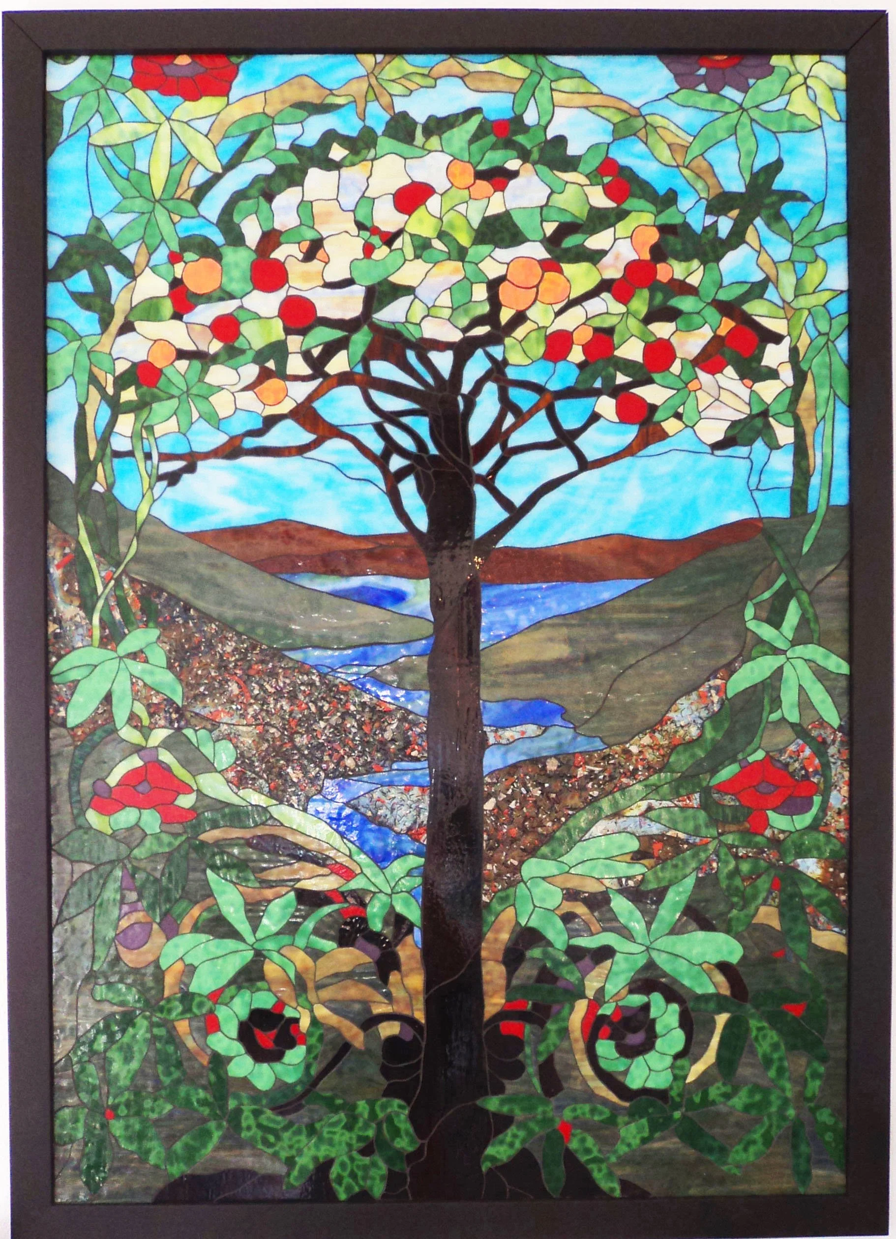 Tiffany Tree of Life Mosaic - 1140 pieces - 46" x 64"