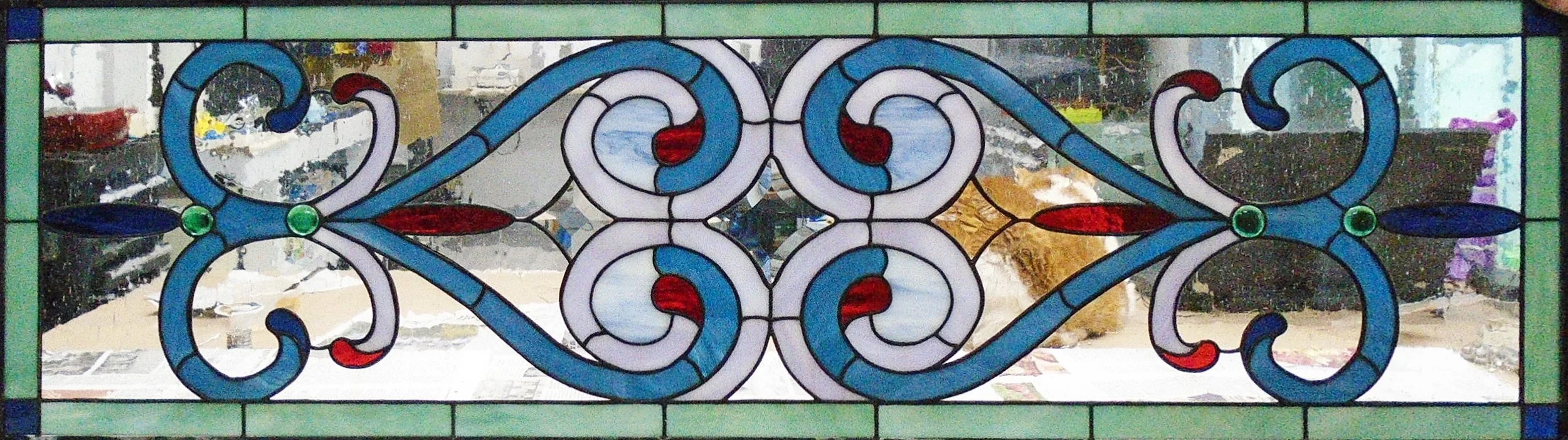 Kitchen Transom Commission - 105 pieces - 48" x 13"