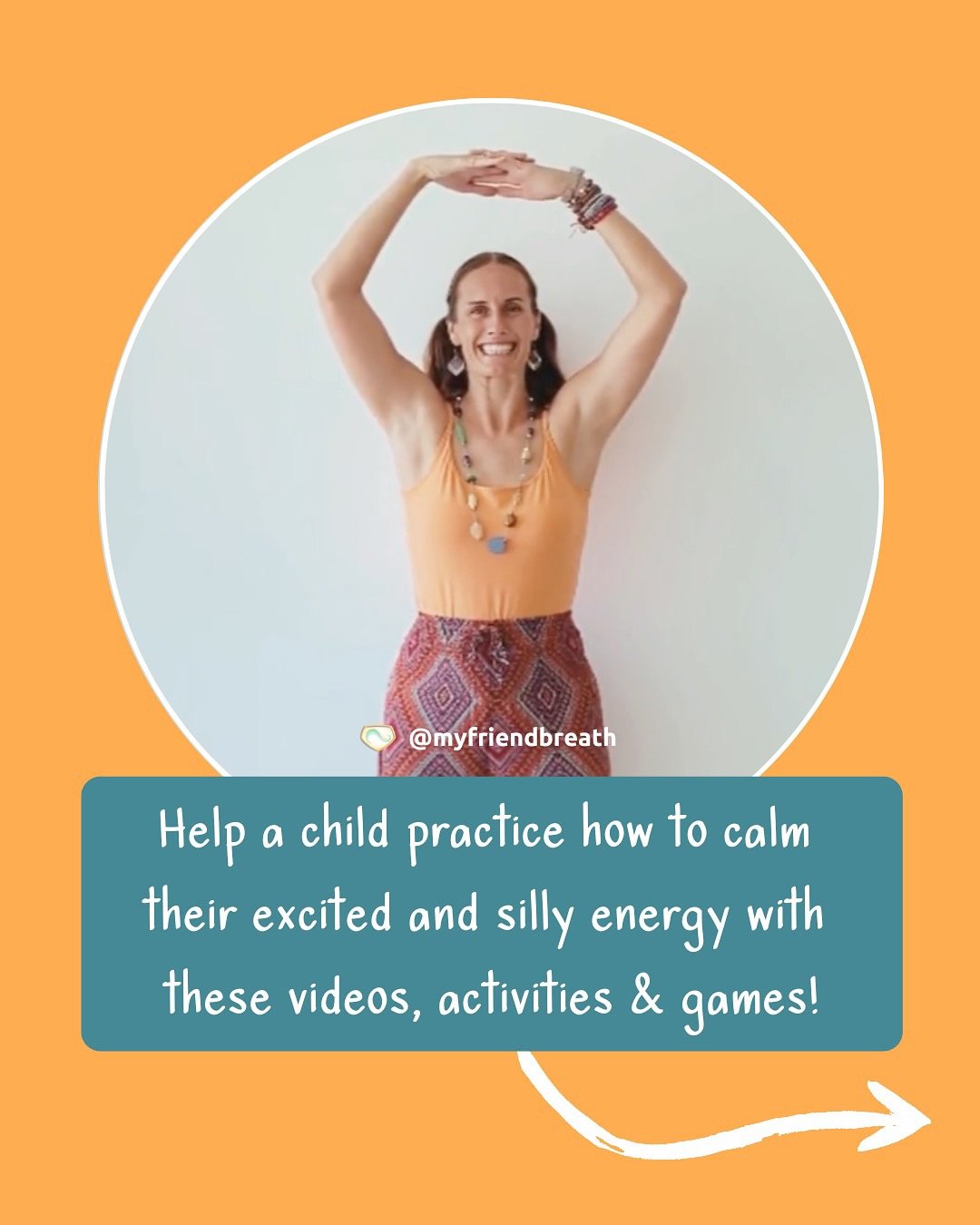 It is through the repetition of practice that the knowledge of how to use their breath will shift from your child&rsquo;s conscious mind into their subconscious 🧠

So turning to their friend Breath for support when they feel excited and silly will b