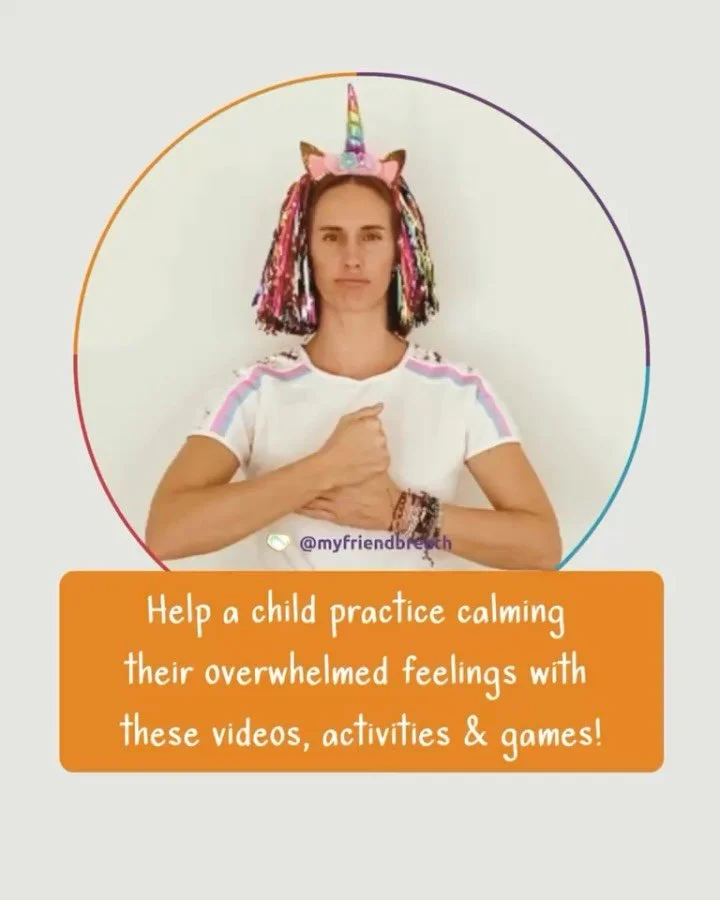 Looking for a quick way to help diffuse an emotional meltdown triggered by overwhelm? Then you&rsquo;ve found it! 🙌🏼

The unicorn breath helps kids manage overwhelming feelings, by combining breath control with a soothing tactile sensation, and pla